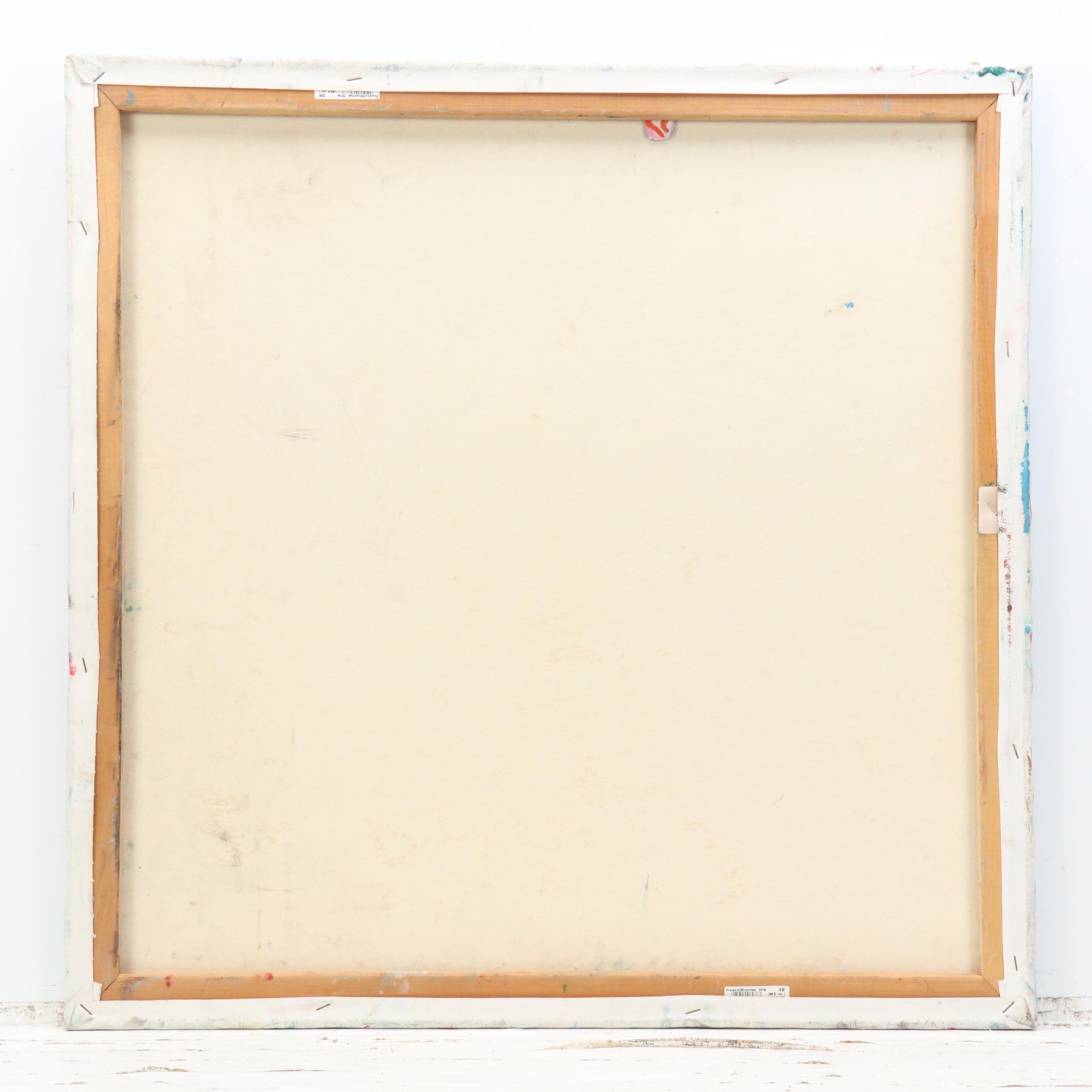 Janice Guttman Abstract Mixed Media Painting, 2001