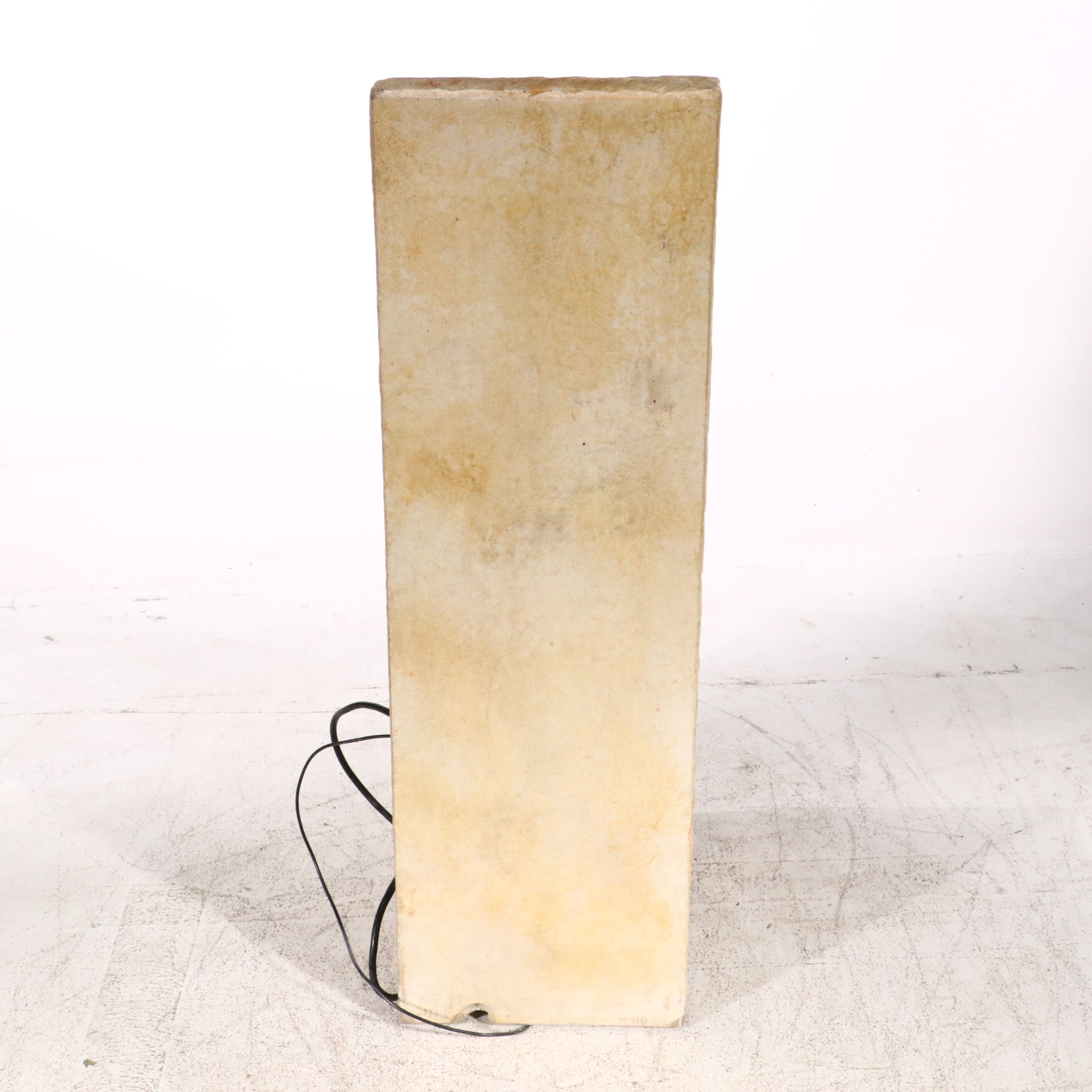 Henri by Stonecasters Lion Head Floor Fountain with Light and Hardware