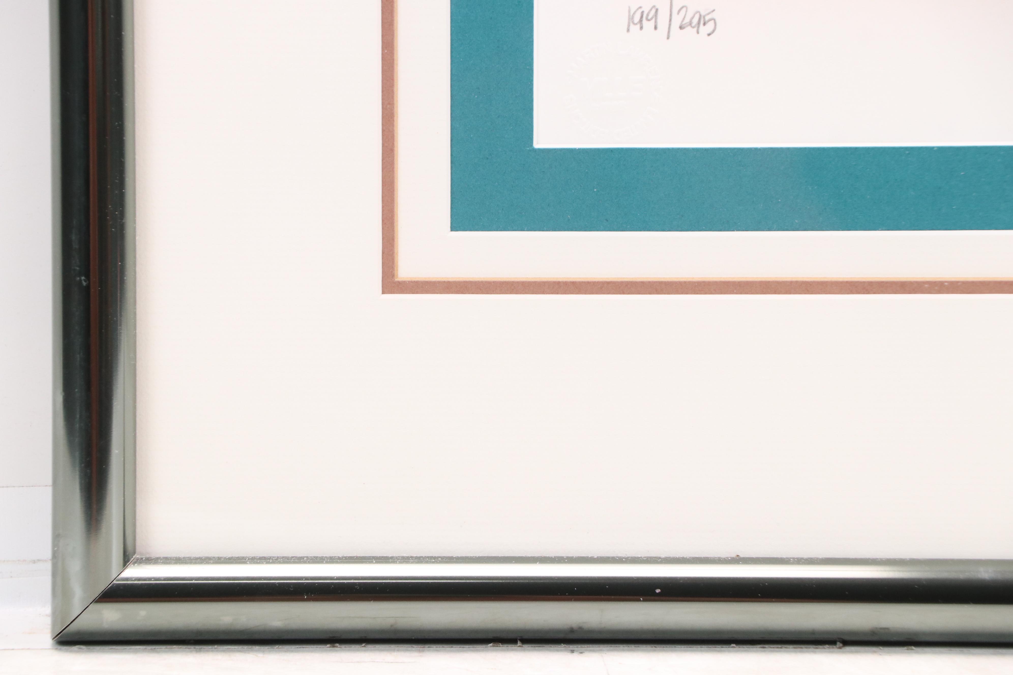 Hiro Yamagata Serigraph "An American In Paris," 1986