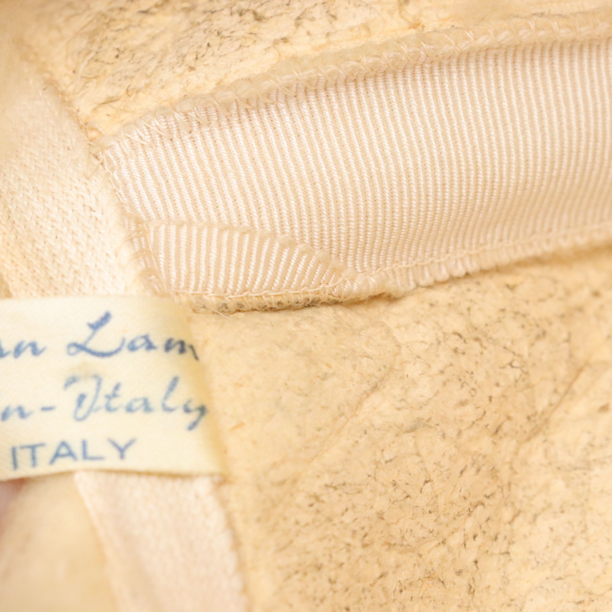 Dyed Tuscan Lamb Fur Hat with Pom Poms, Faux Fur Cloche and Ivory Beret