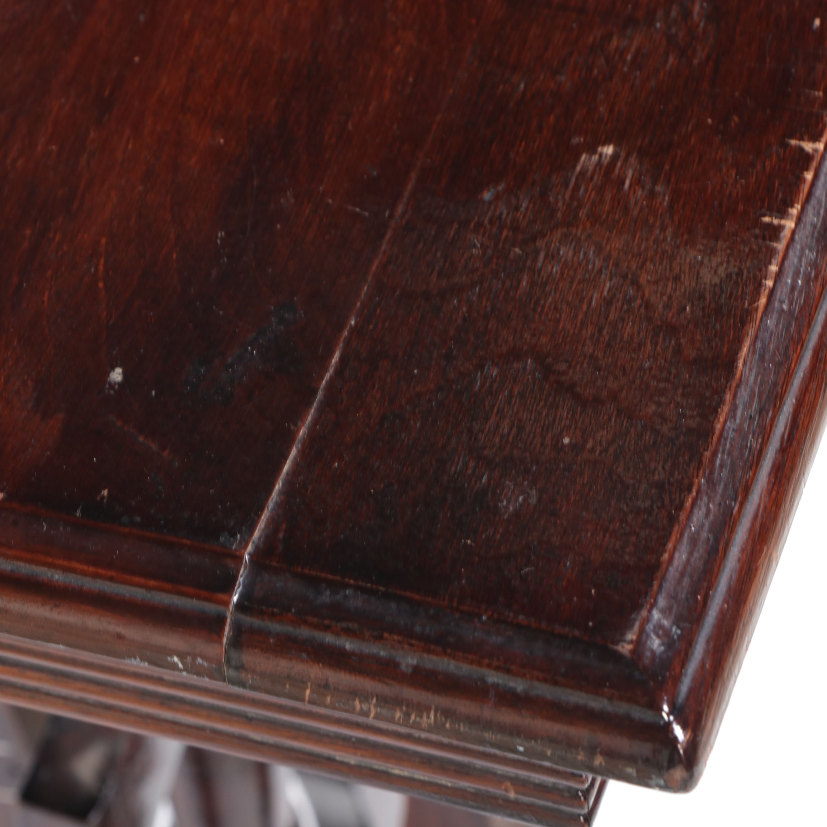 Eastlake Mahogany Finish Side Table