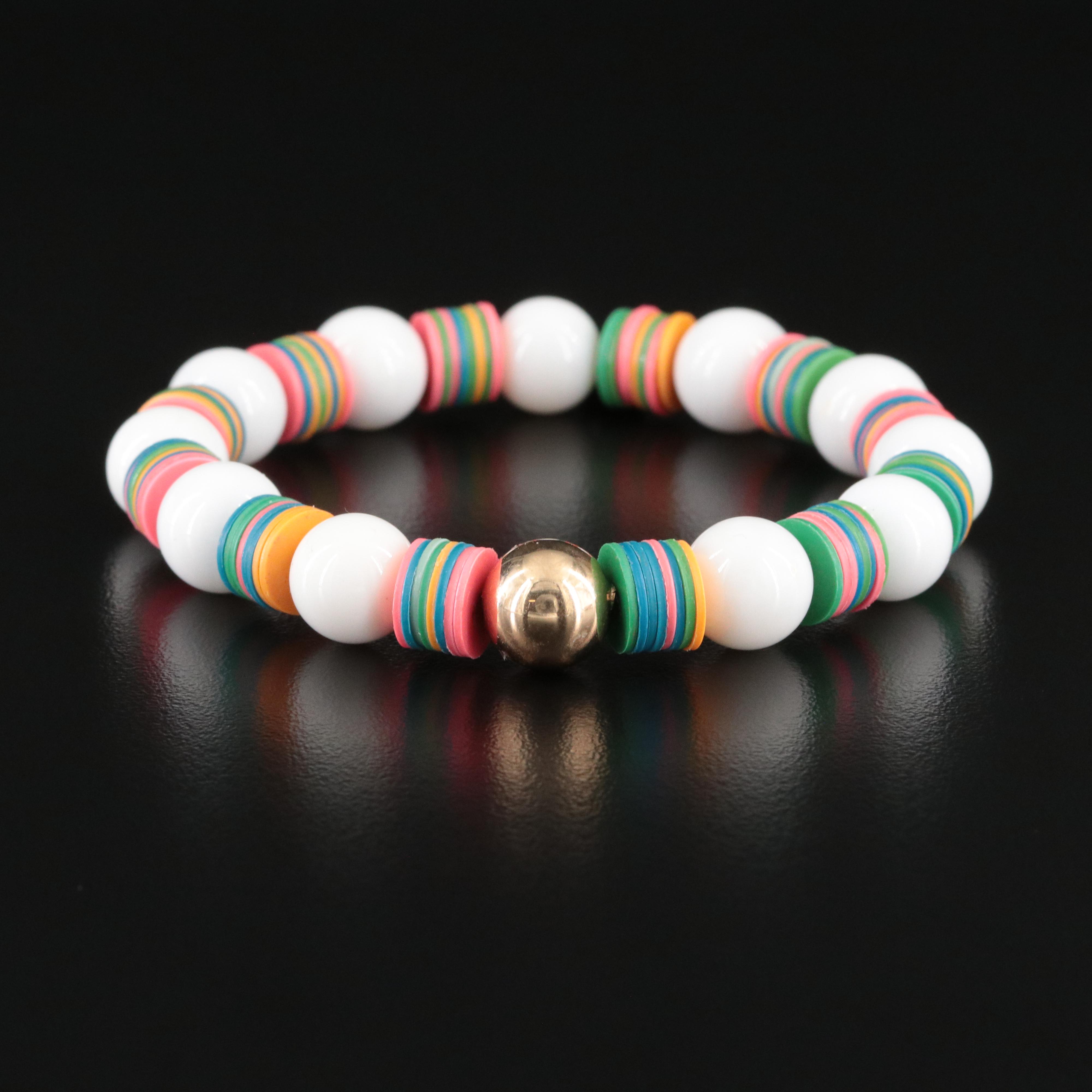 Sheryl Lowe Bracelet with 14K Accent Bead and Shell