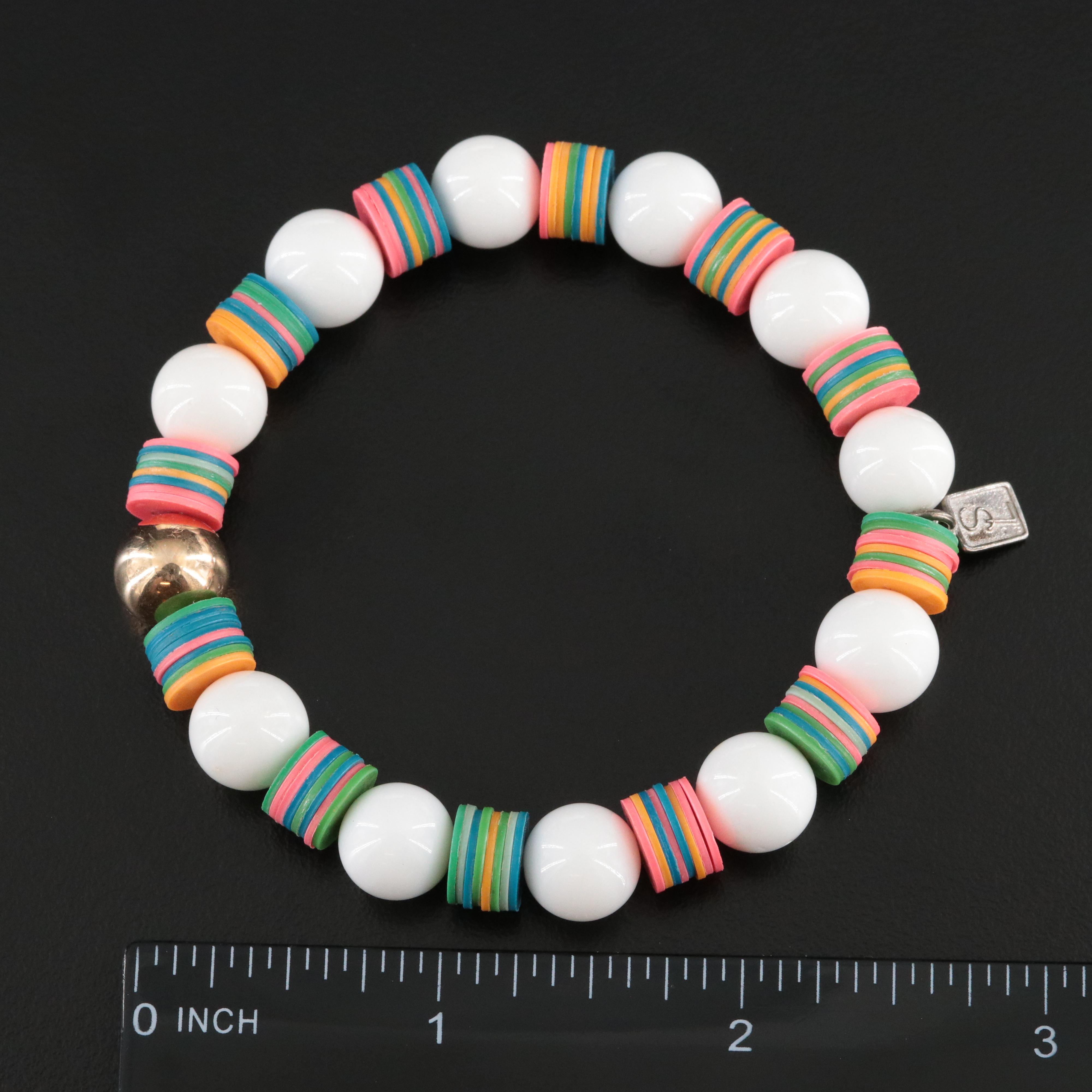 Sheryl Lowe Bracelet with 14K Accent Bead and Shell