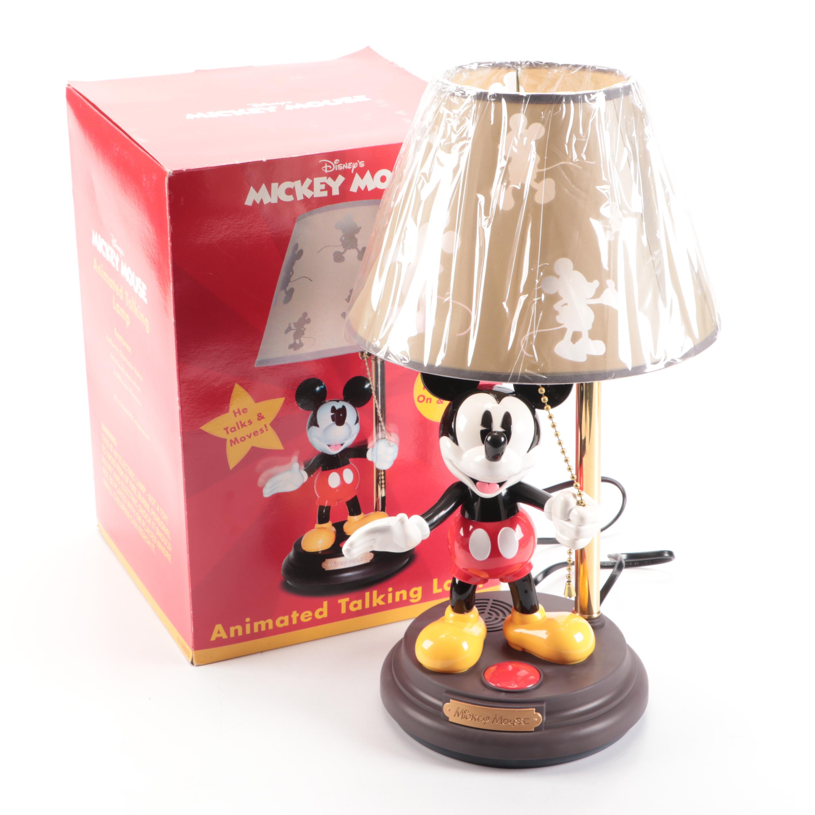 Disney's Mickey Mouse Animated Talking Lamp