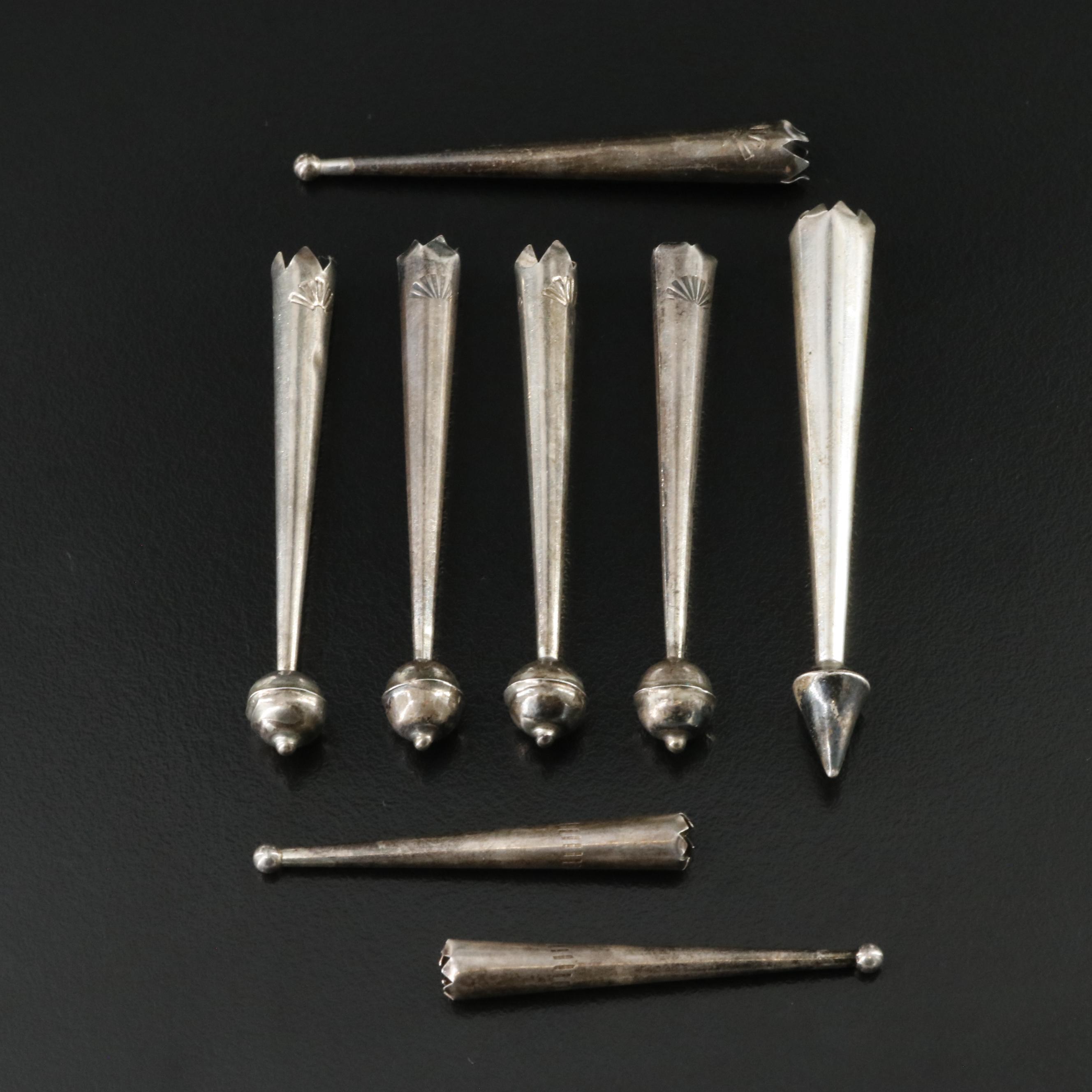 Sterling Bolo Tie Ends