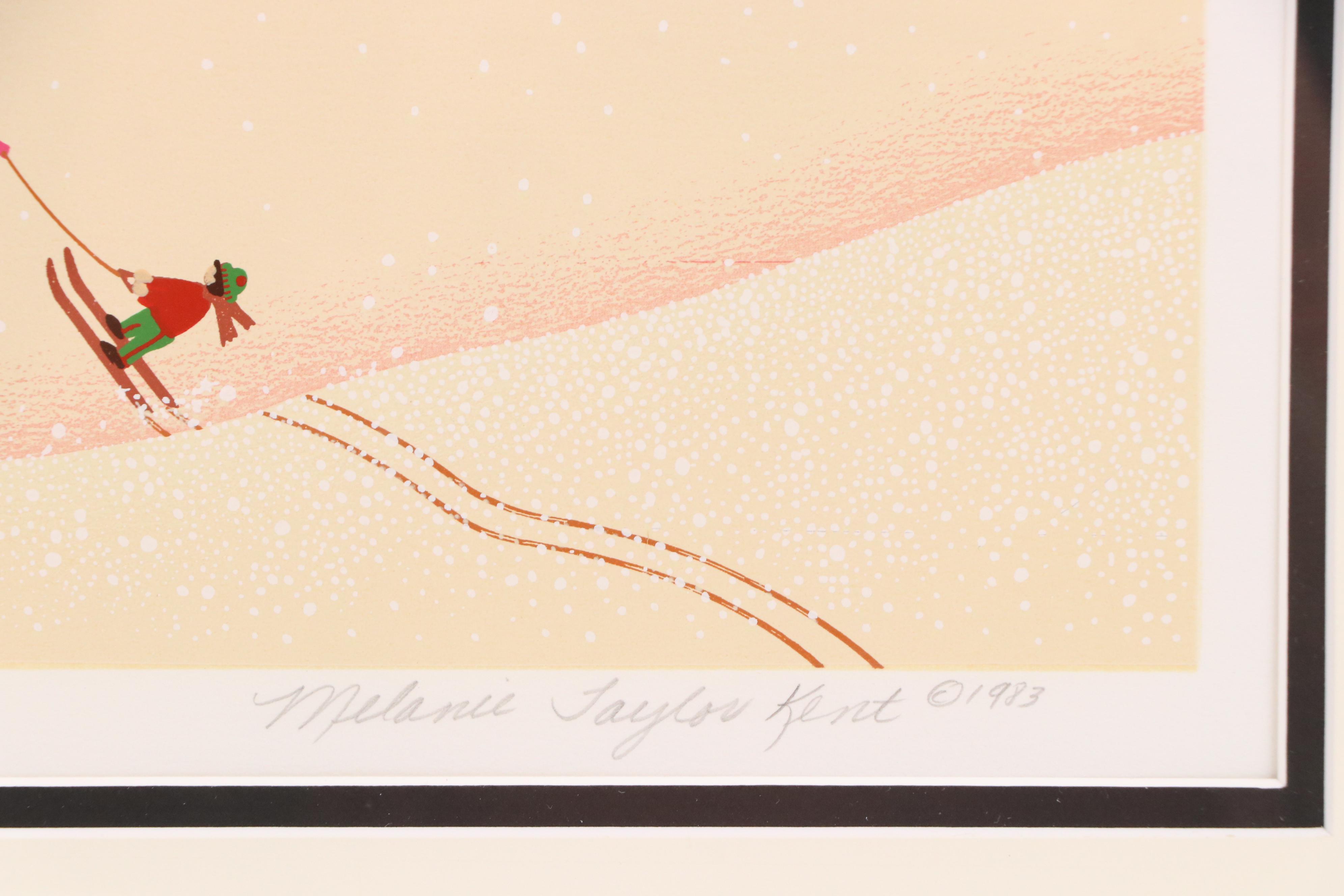 Melanie Taylor Kent Serigraph "December on 5th Avenue," 1983