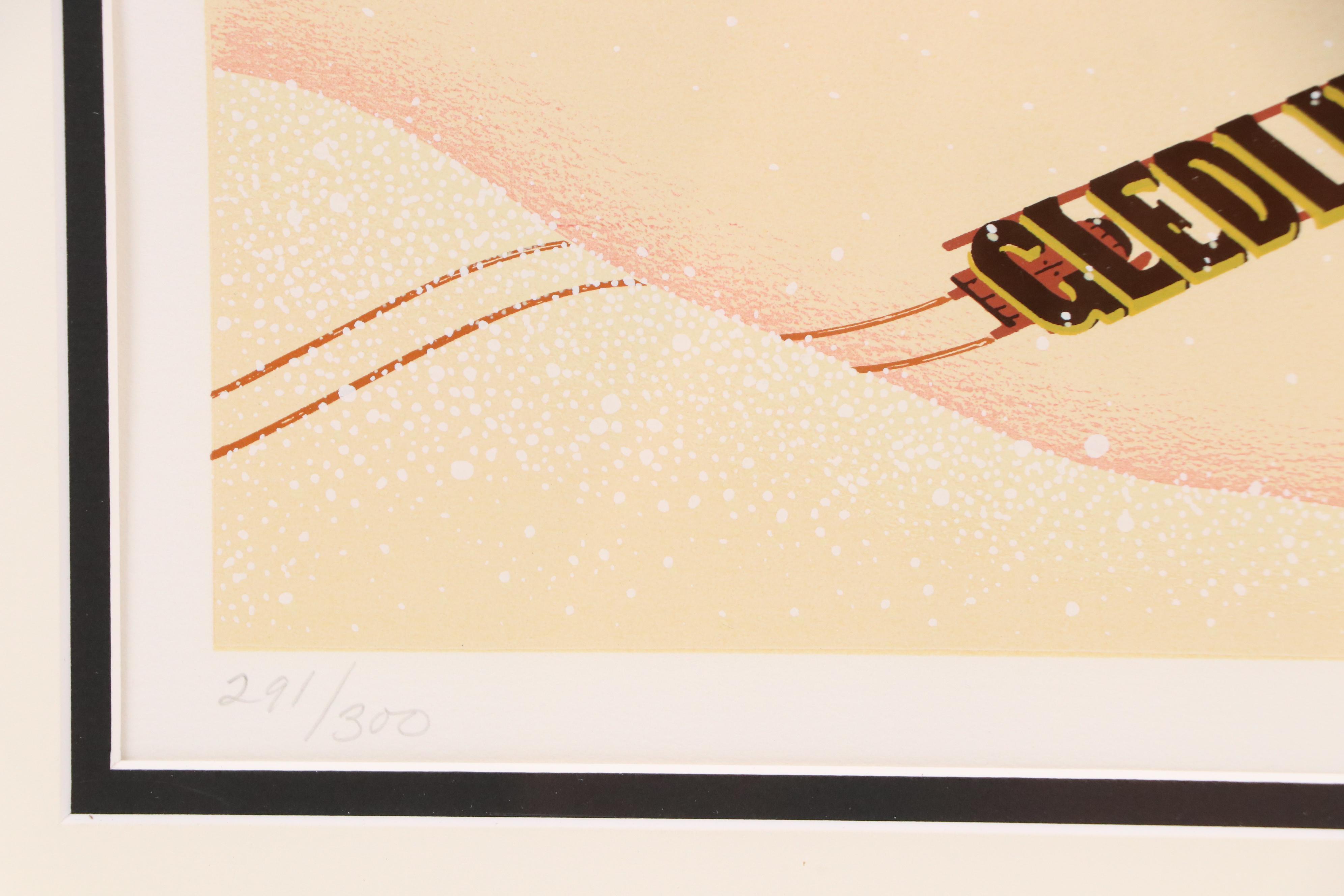 Melanie Taylor Kent Serigraph "December on 5th Avenue," 1983