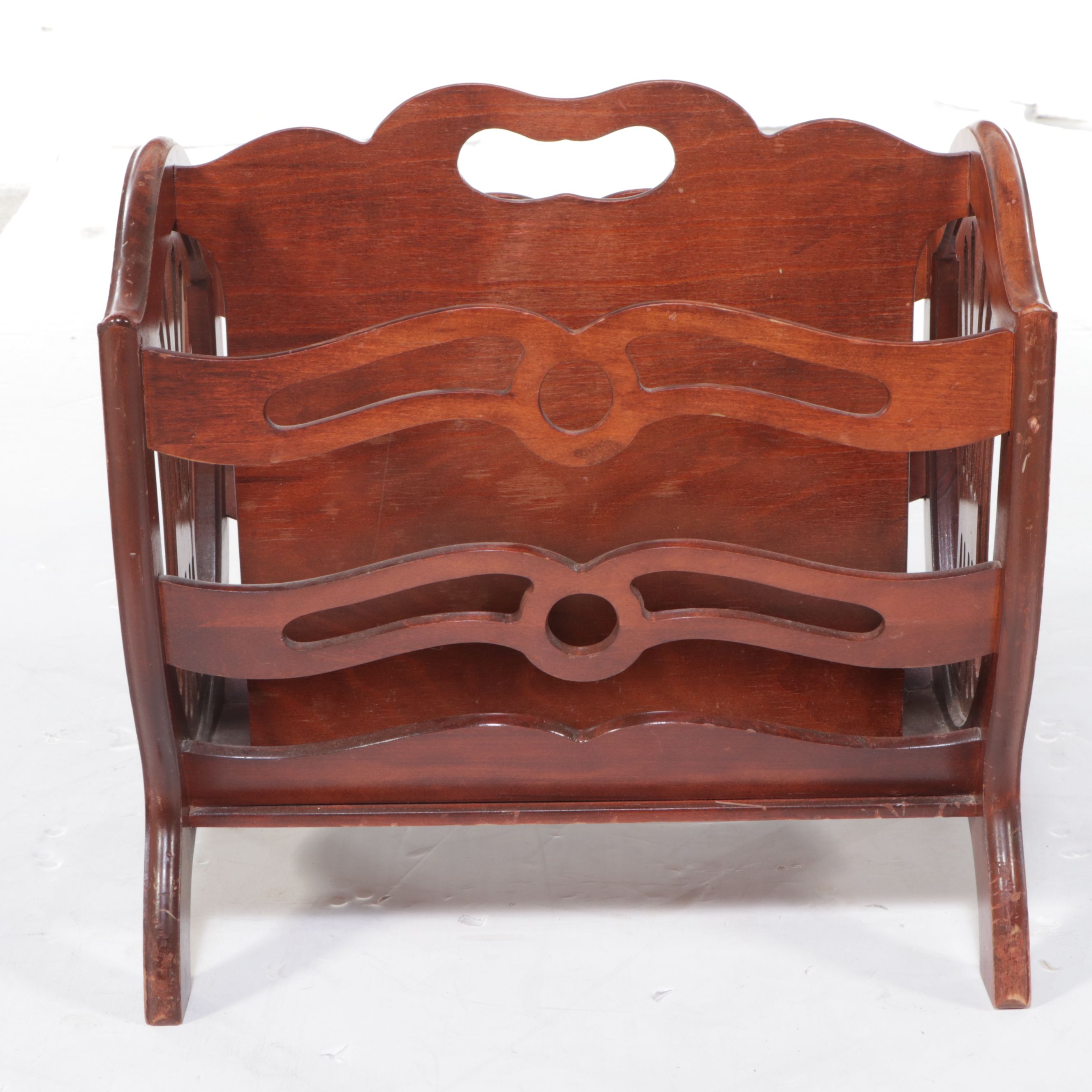Butler Mahogany Magazine Rack