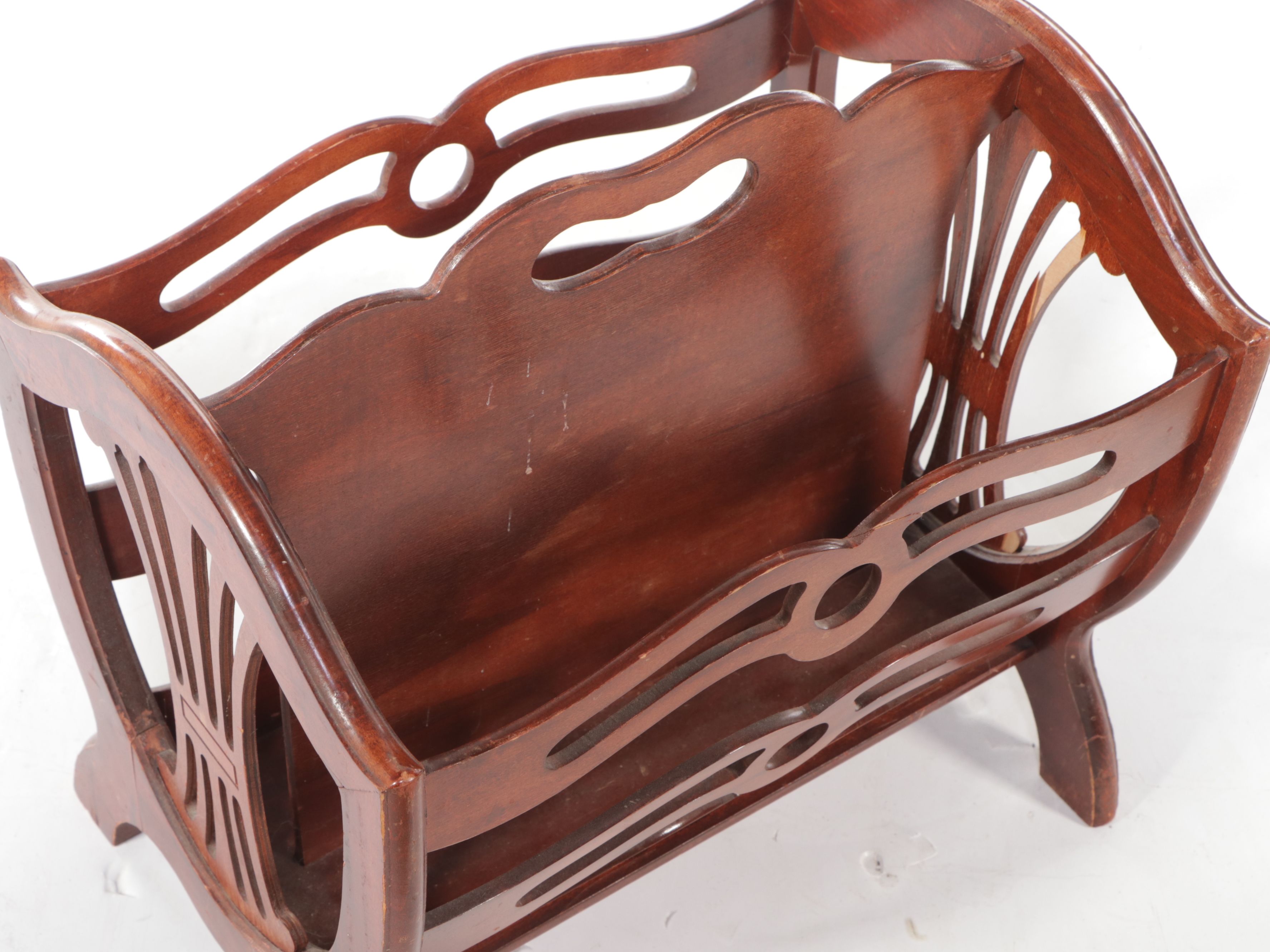 Butler Mahogany Magazine Rack