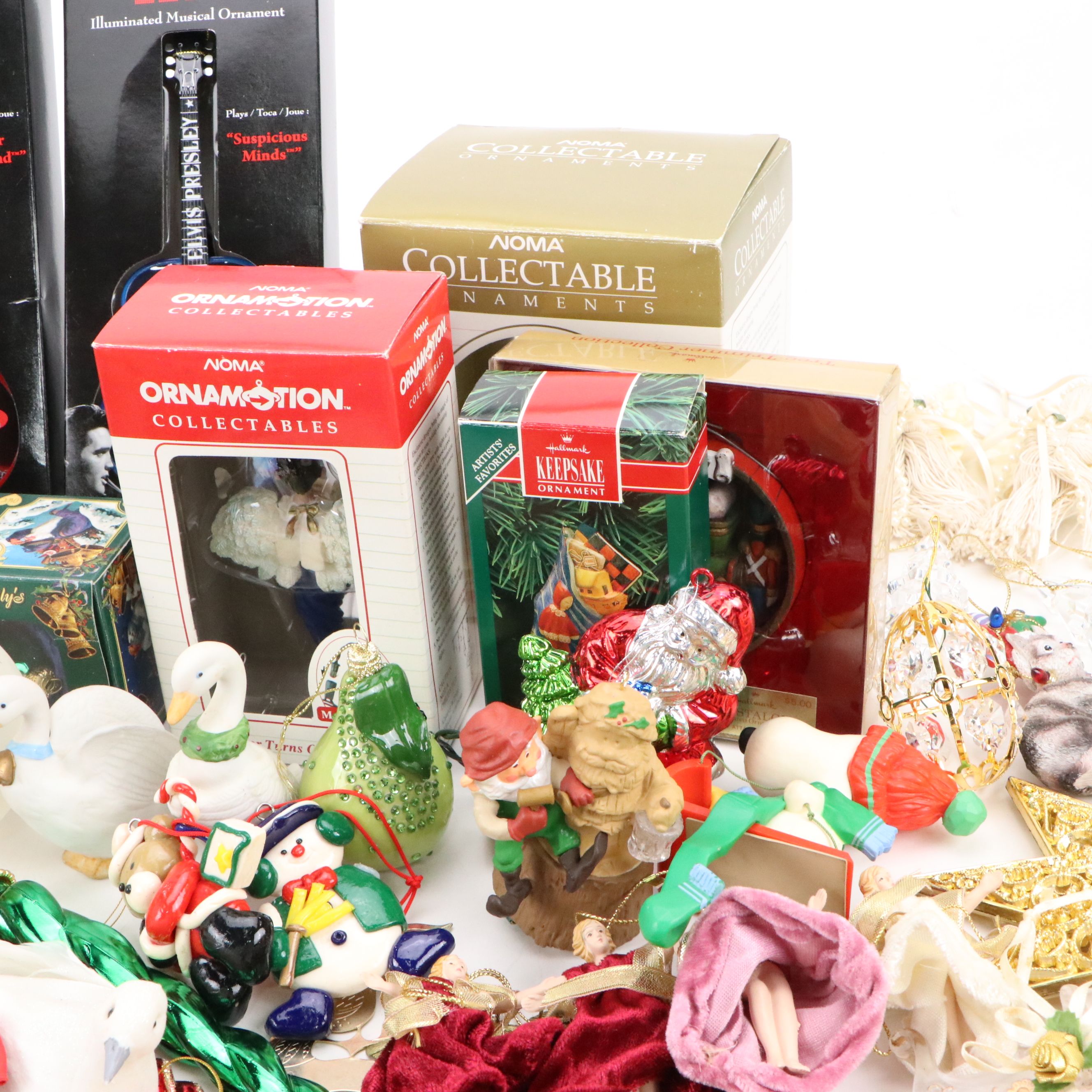 Vintage Fabric and Other Christmas Ornaments