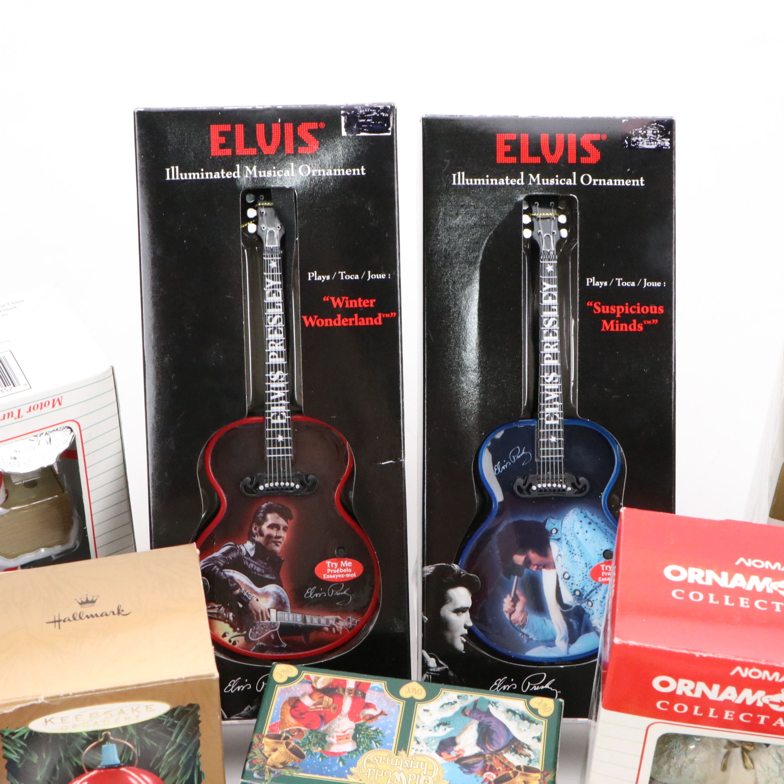 Vintage Fabric and Other Christmas Ornaments