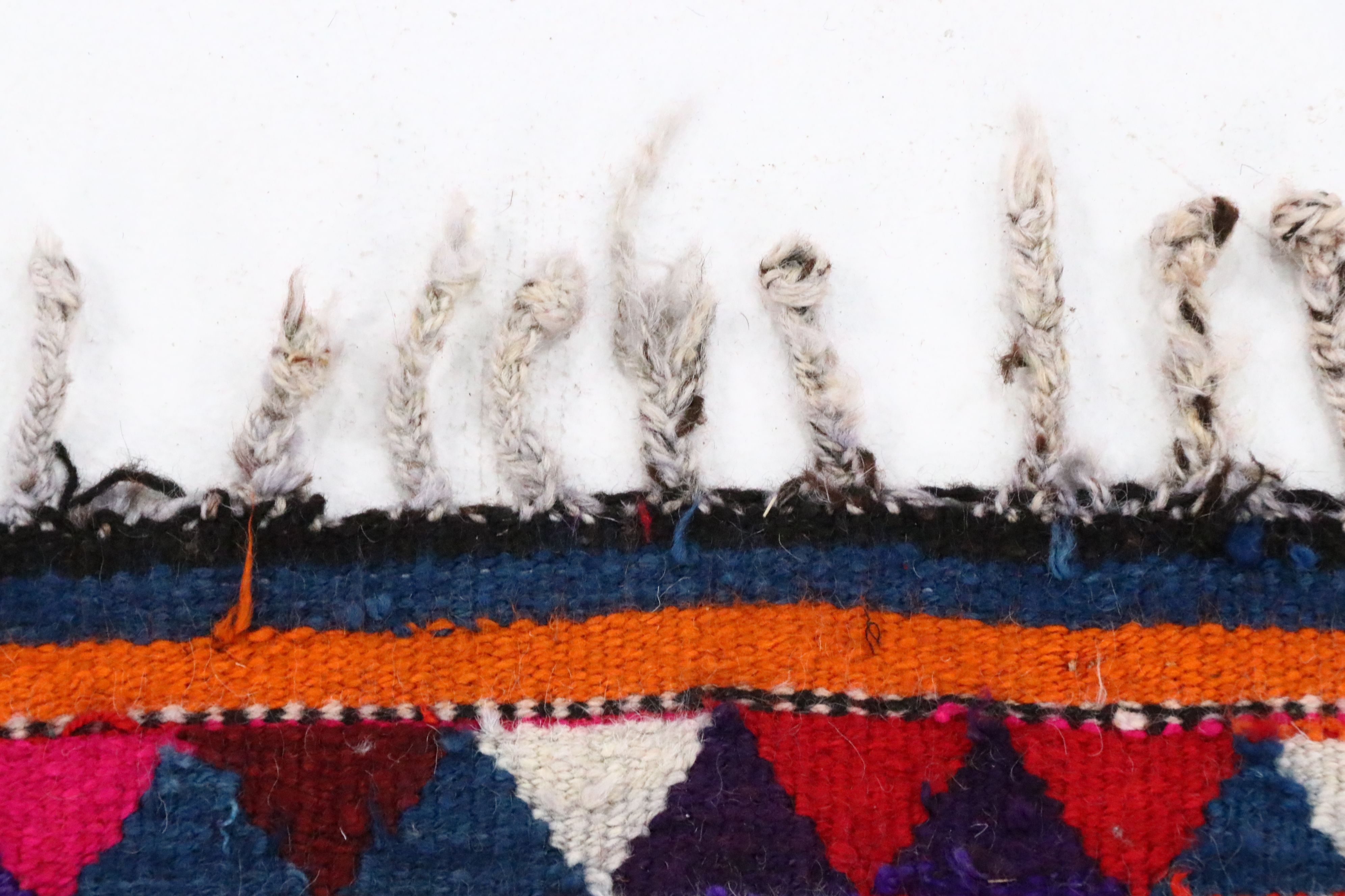 3'4 x 12'8 Hand-Knotted Moroccan Berber Long Rug