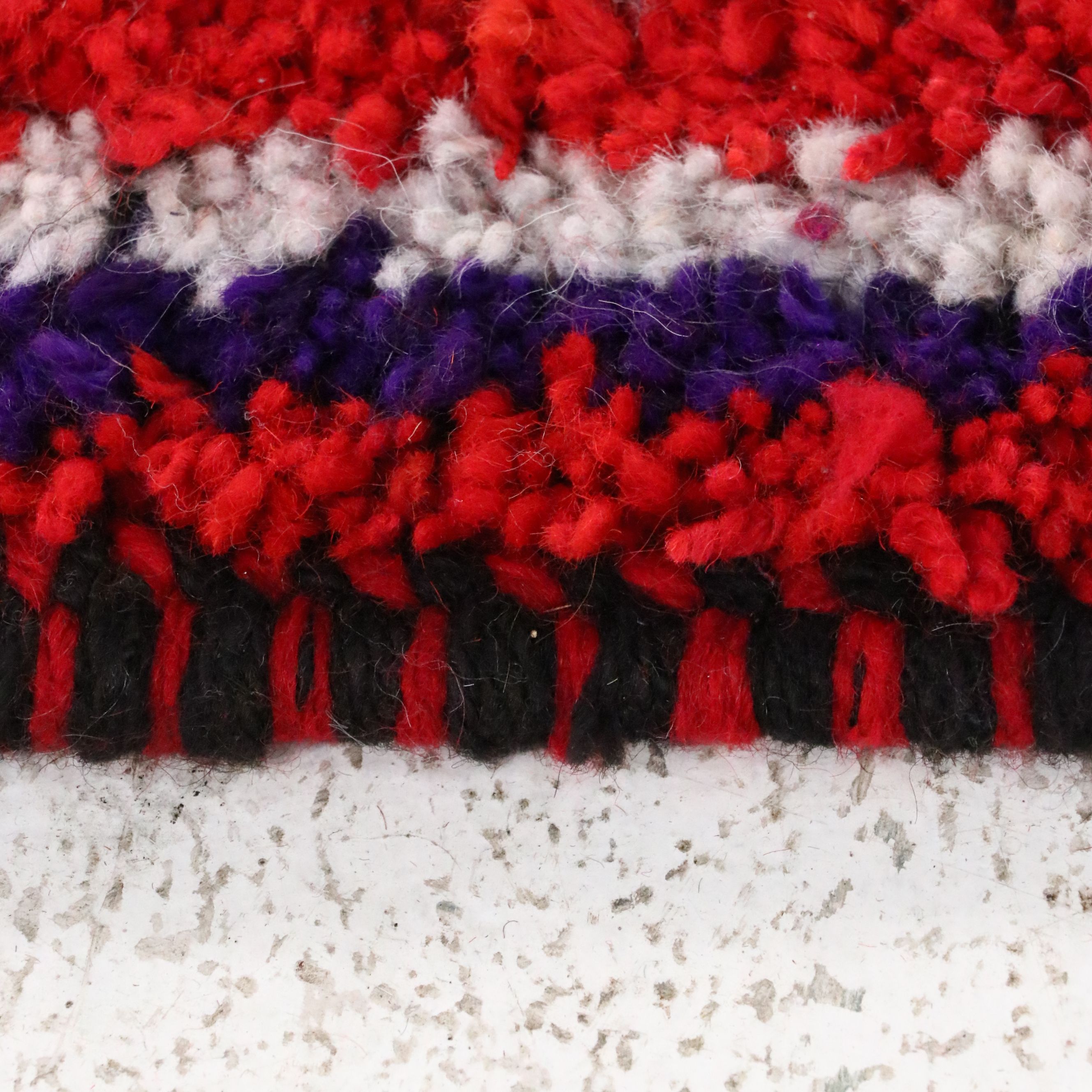 3'4 x 12'8 Hand-Knotted Moroccan Berber Long Rug