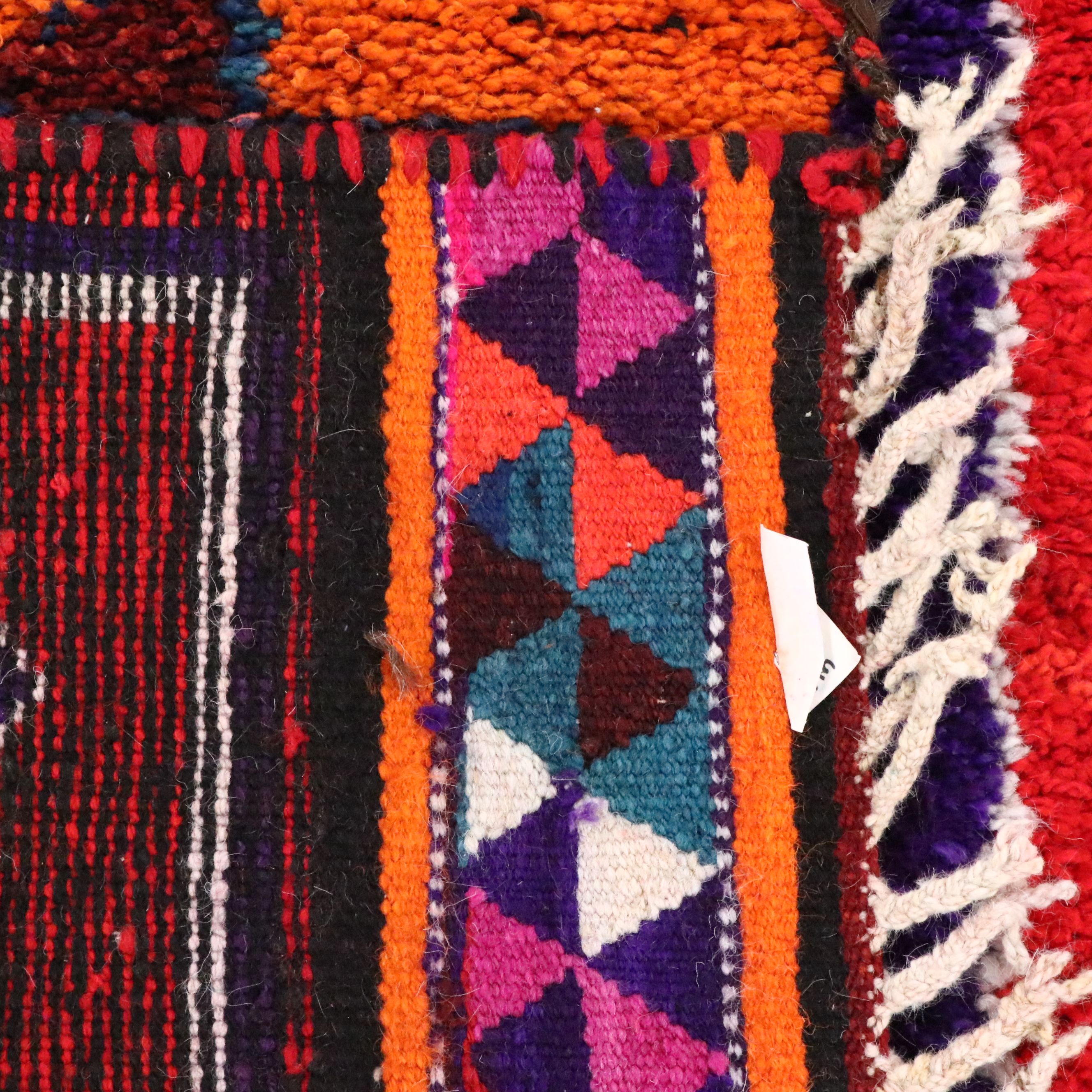 3'4 x 12'8 Hand-Knotted Moroccan Berber Long Rug