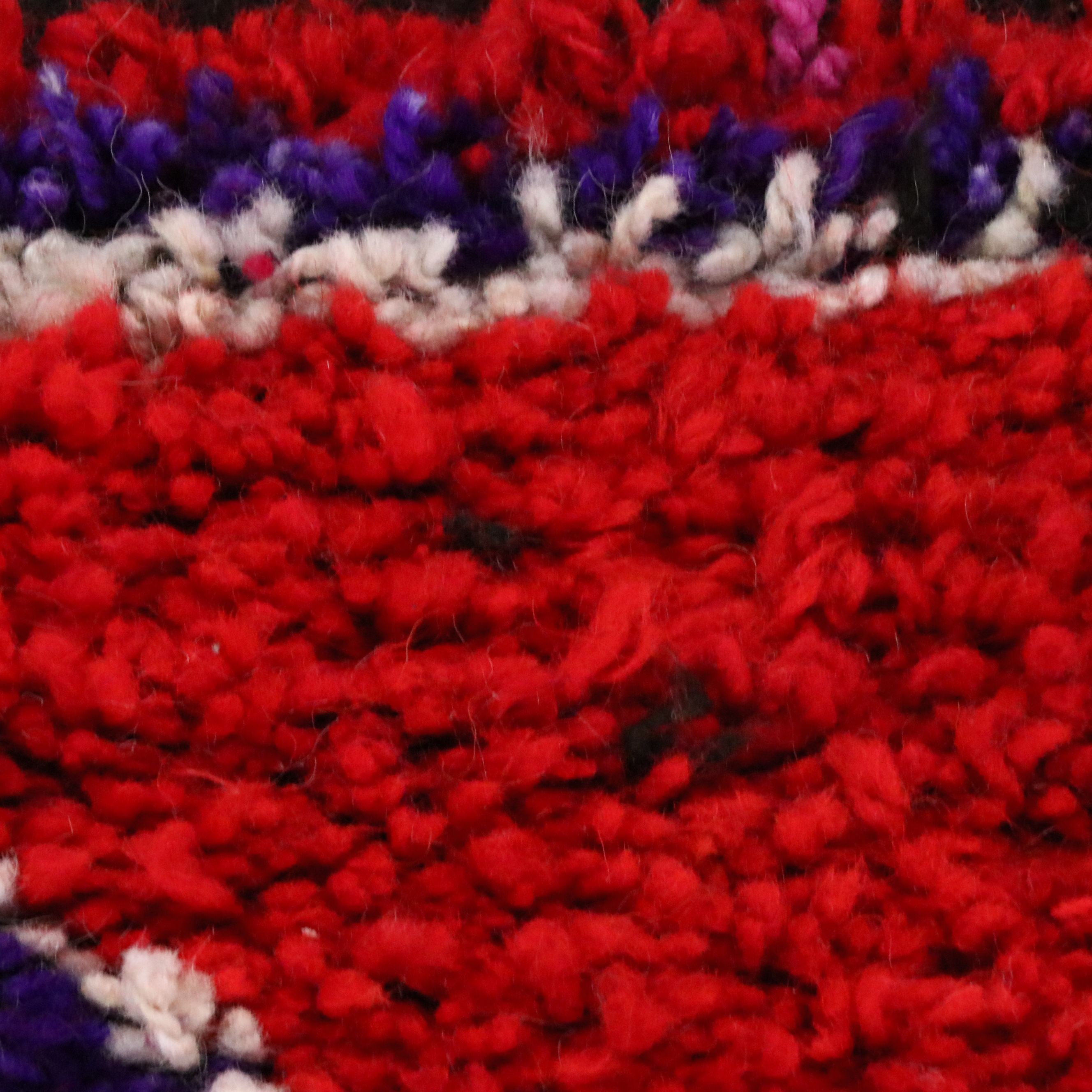 3'4 x 12'8 Hand-Knotted Moroccan Berber Long Rug