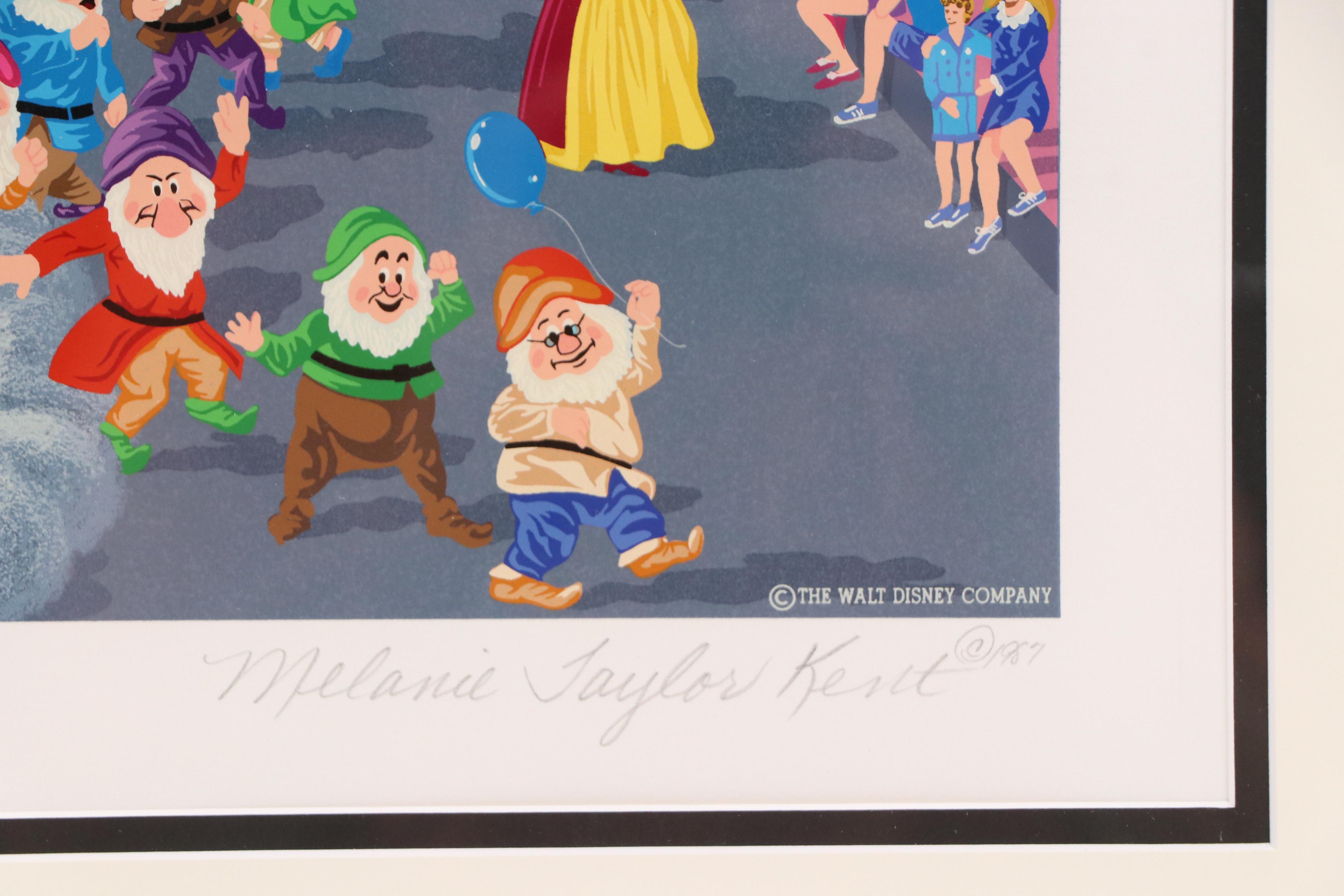 Melanie Taylor Kent Serigraph "Walt Disney World," 1987