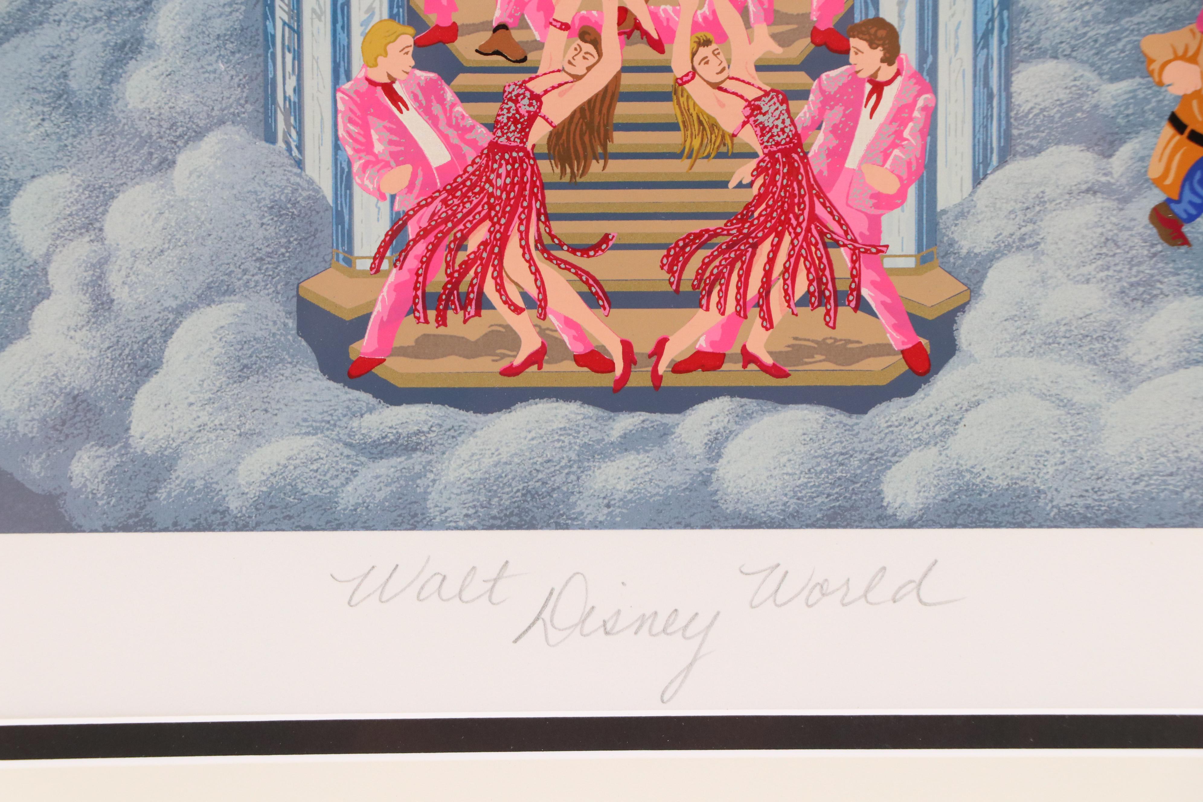 Melanie Taylor Kent Serigraph "Walt Disney World," 1987