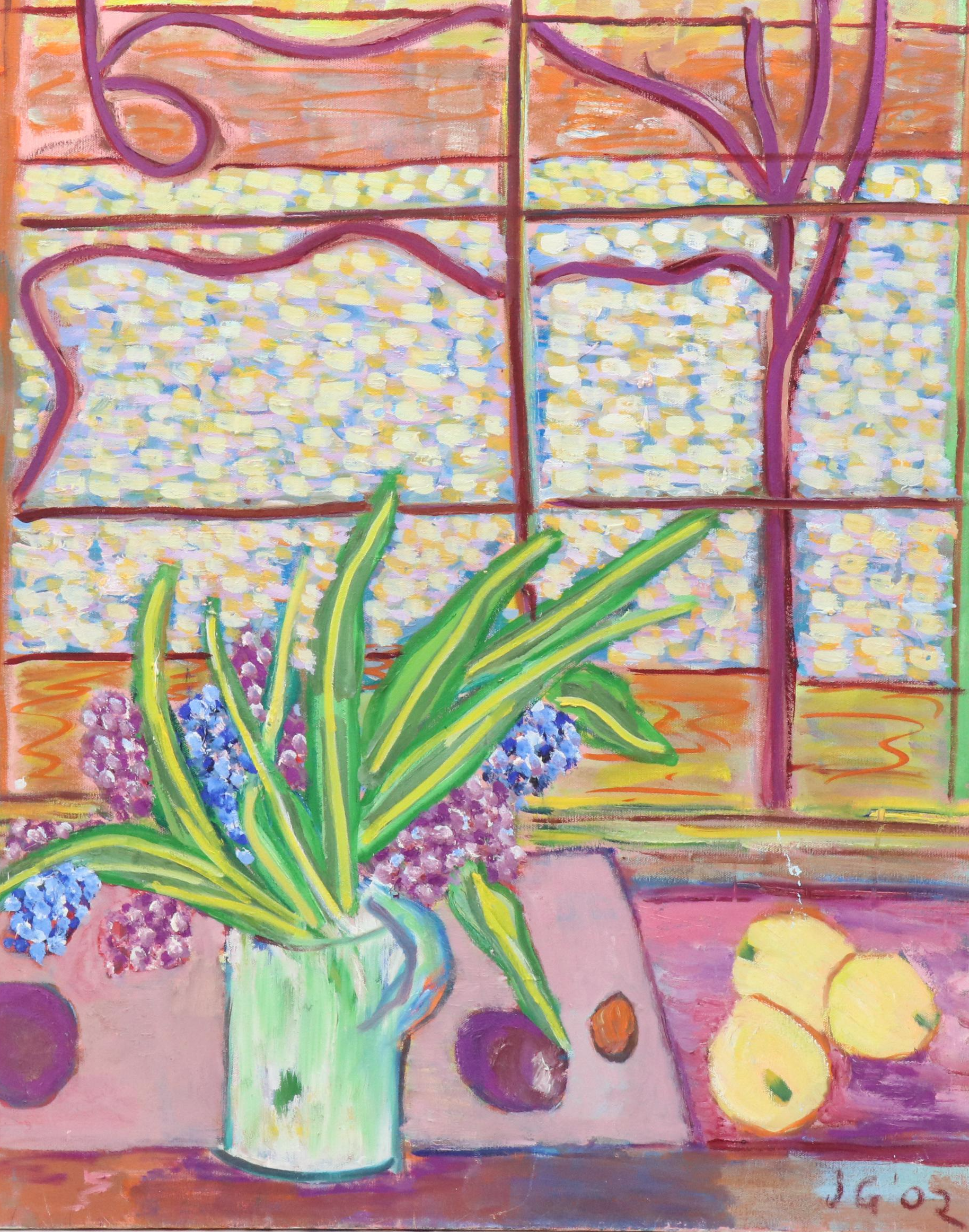 Janice Guttman Still Life Acrylic Painting, 2002