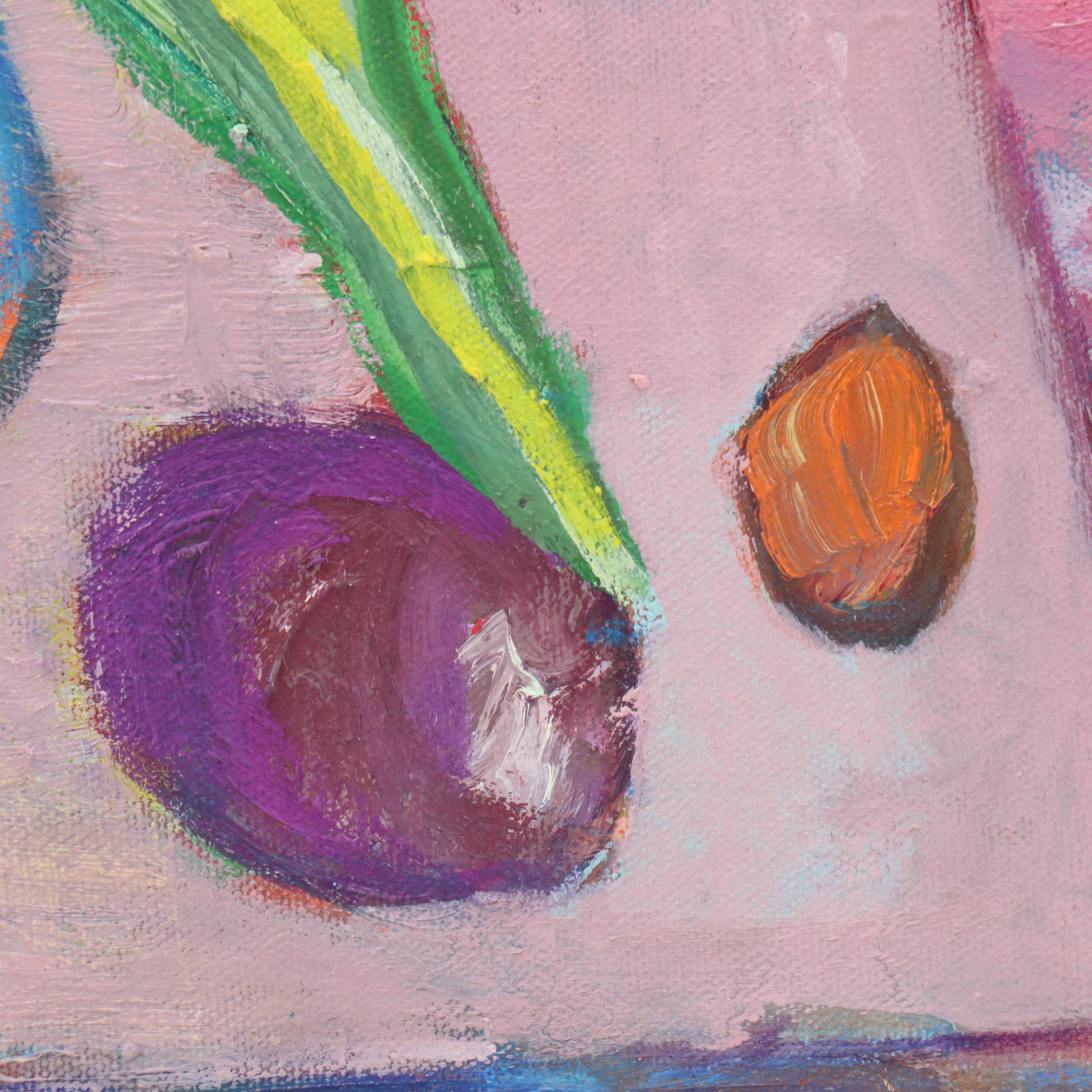 Janice Guttman Still Life Acrylic Painting, 2002