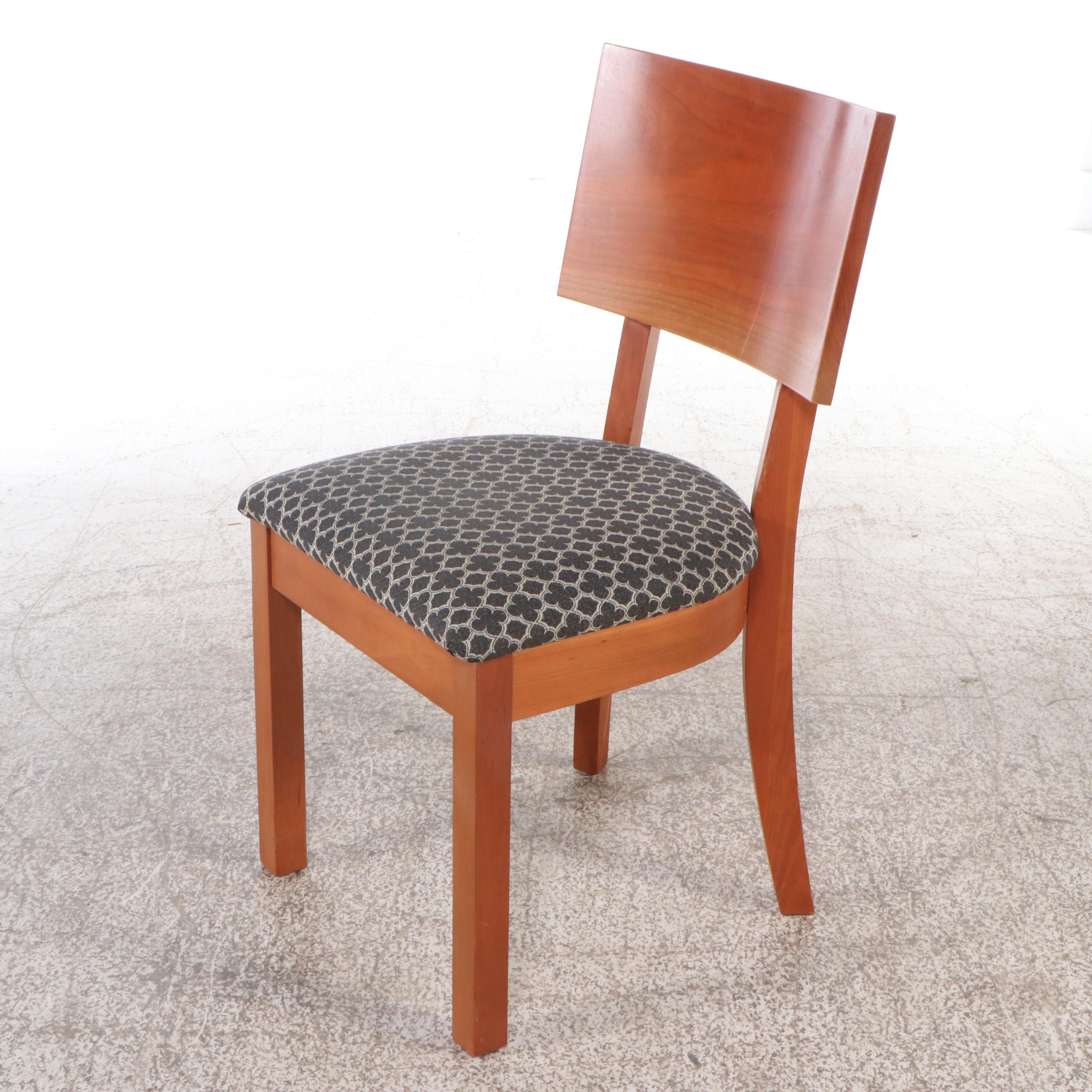 Pair of Arhaus Furniture Cherry Side Chairs