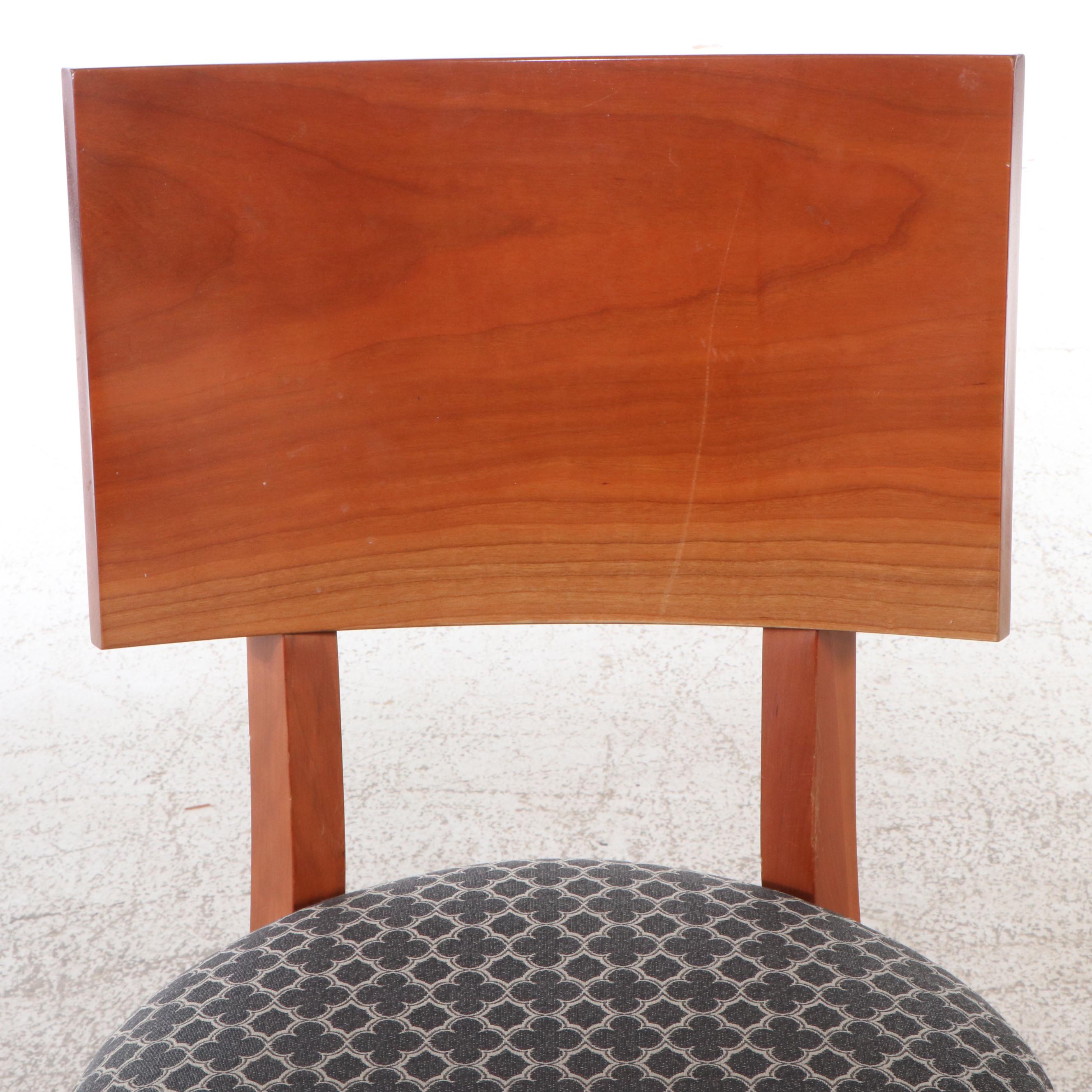 Pair of Arhaus Furniture Cherry Side Chairs