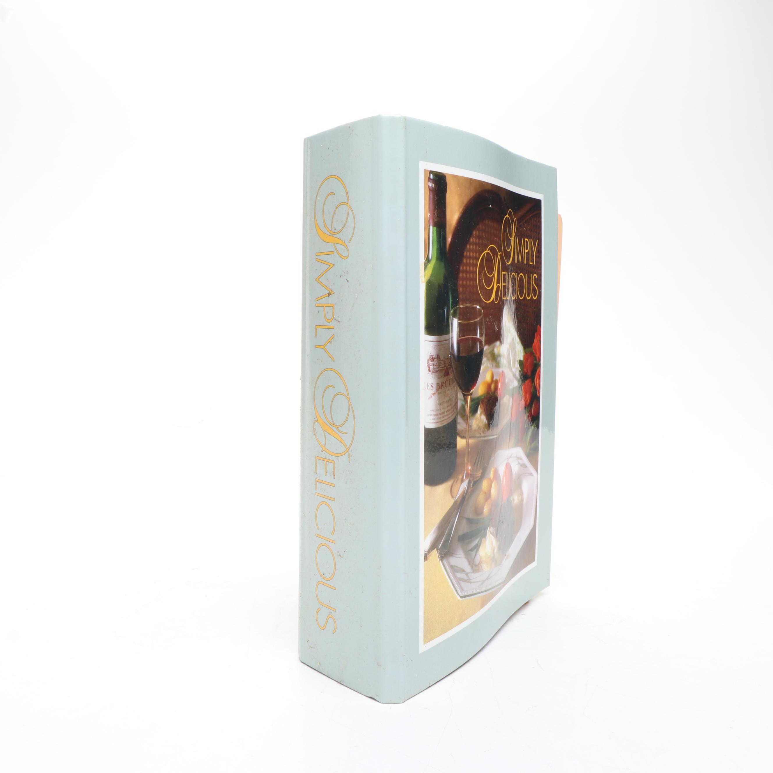 Wilton Fondue Set with Smuckers Glass Jars and Other Ceramic Bowl and Cookbooks