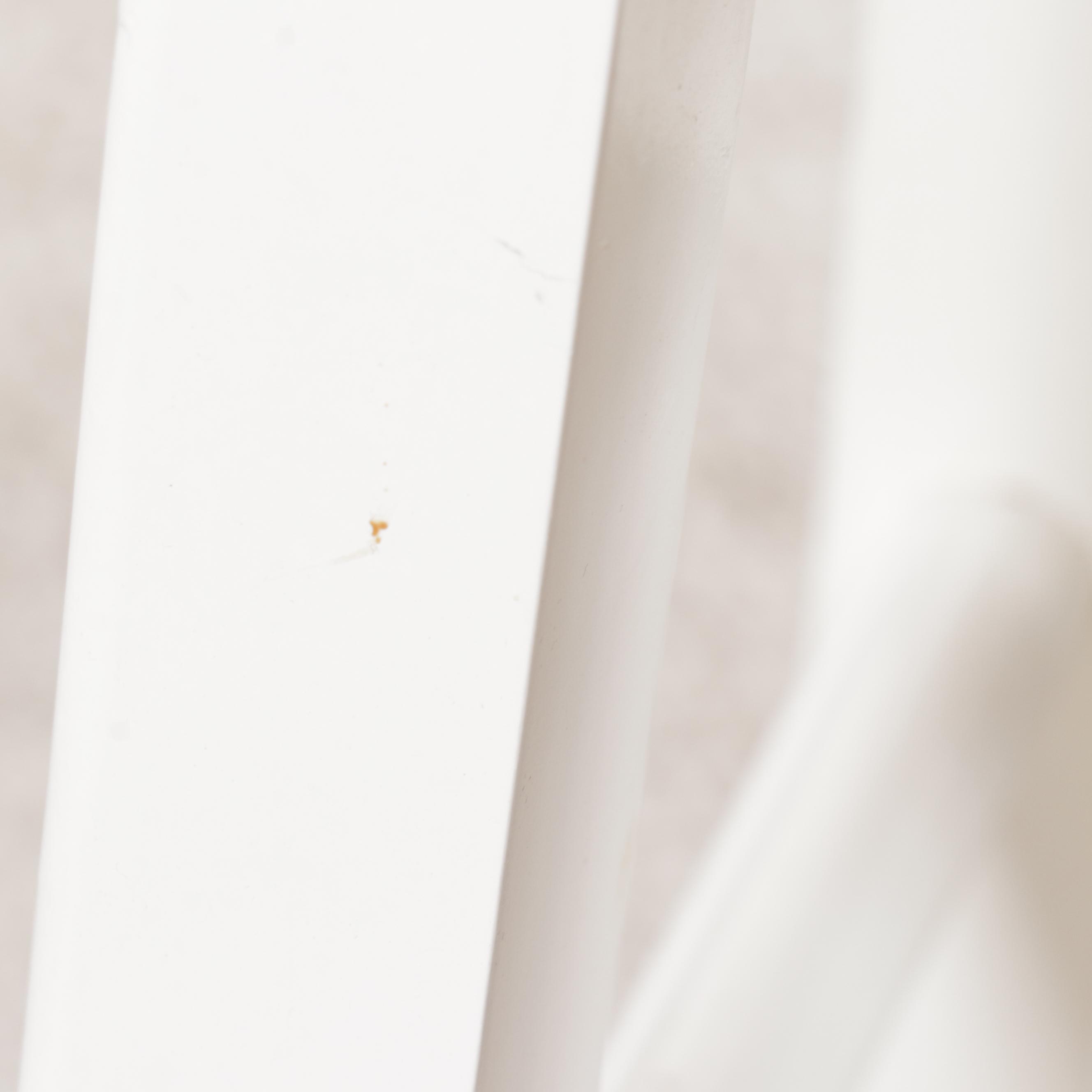 Set of Four Contemporary Painted White Barstools