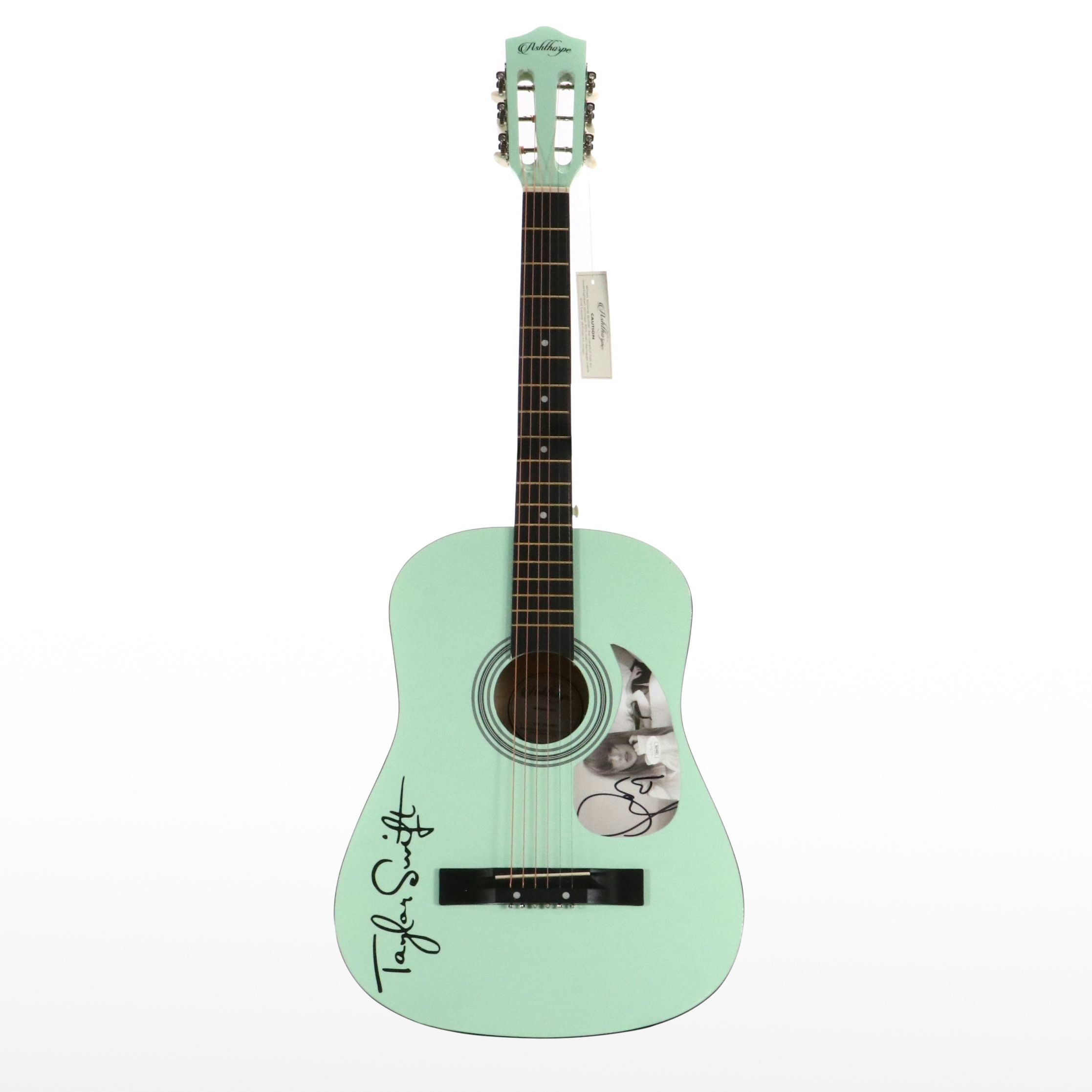 Taylor Swift Decal-Signed Ashthorpe Acoustic Guitar with JSA
