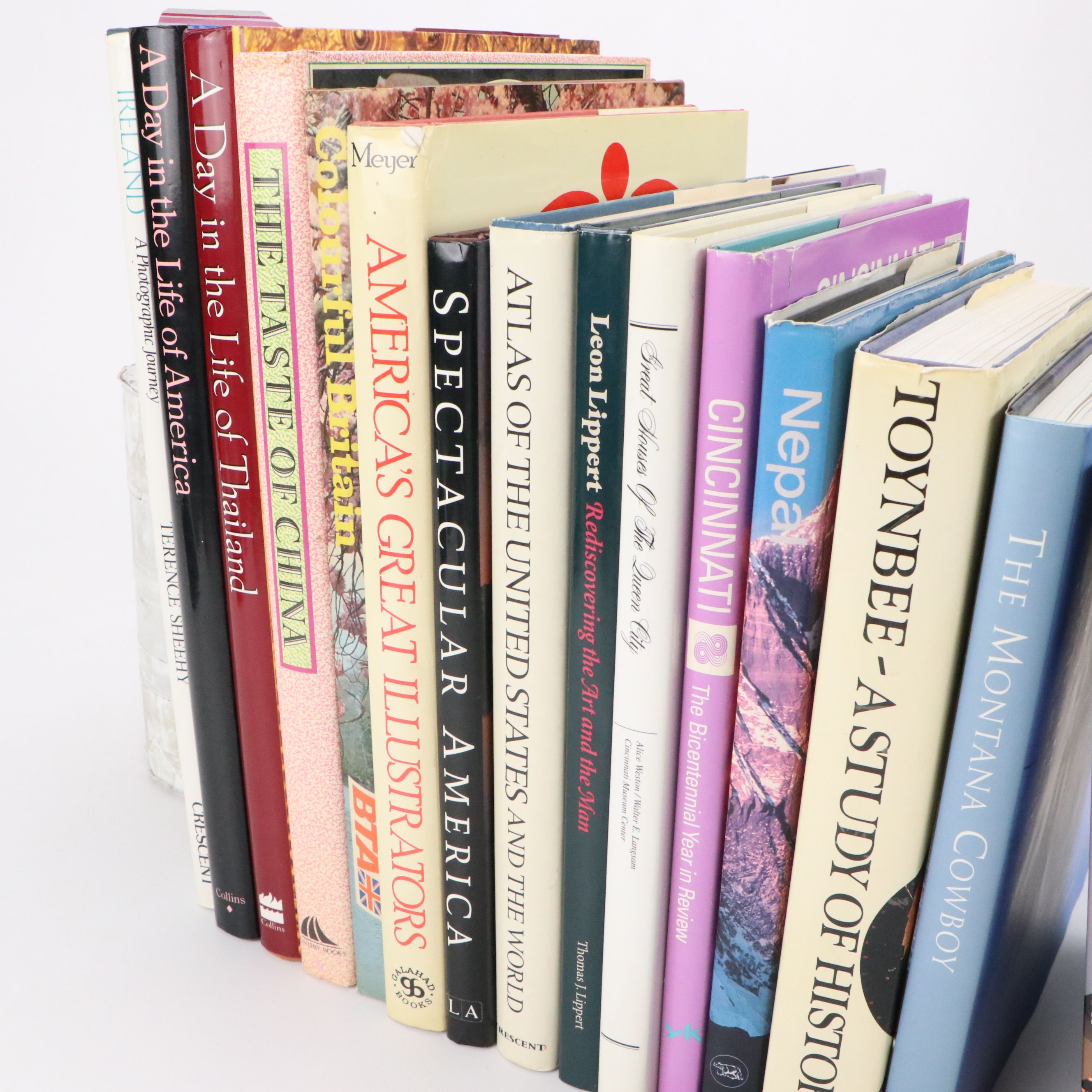 Cincinnati Photography Books with Assorted Travel Book Collection