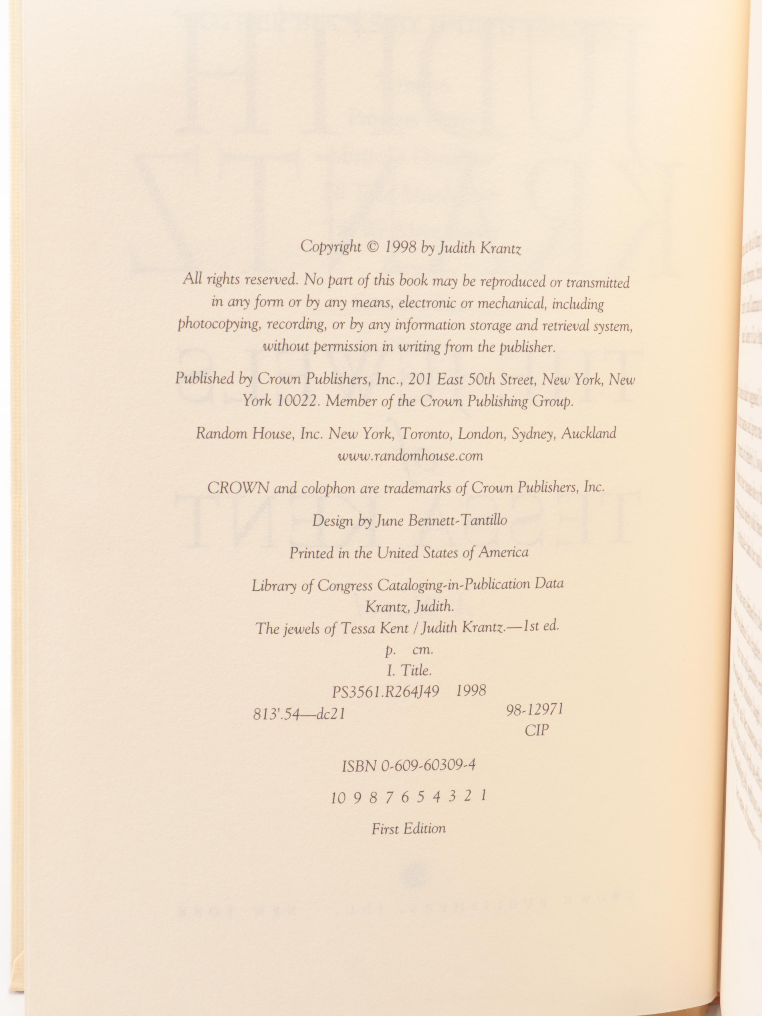 "The Silken Web," "The Jewels of Tessa Kent," and More Fiction Books