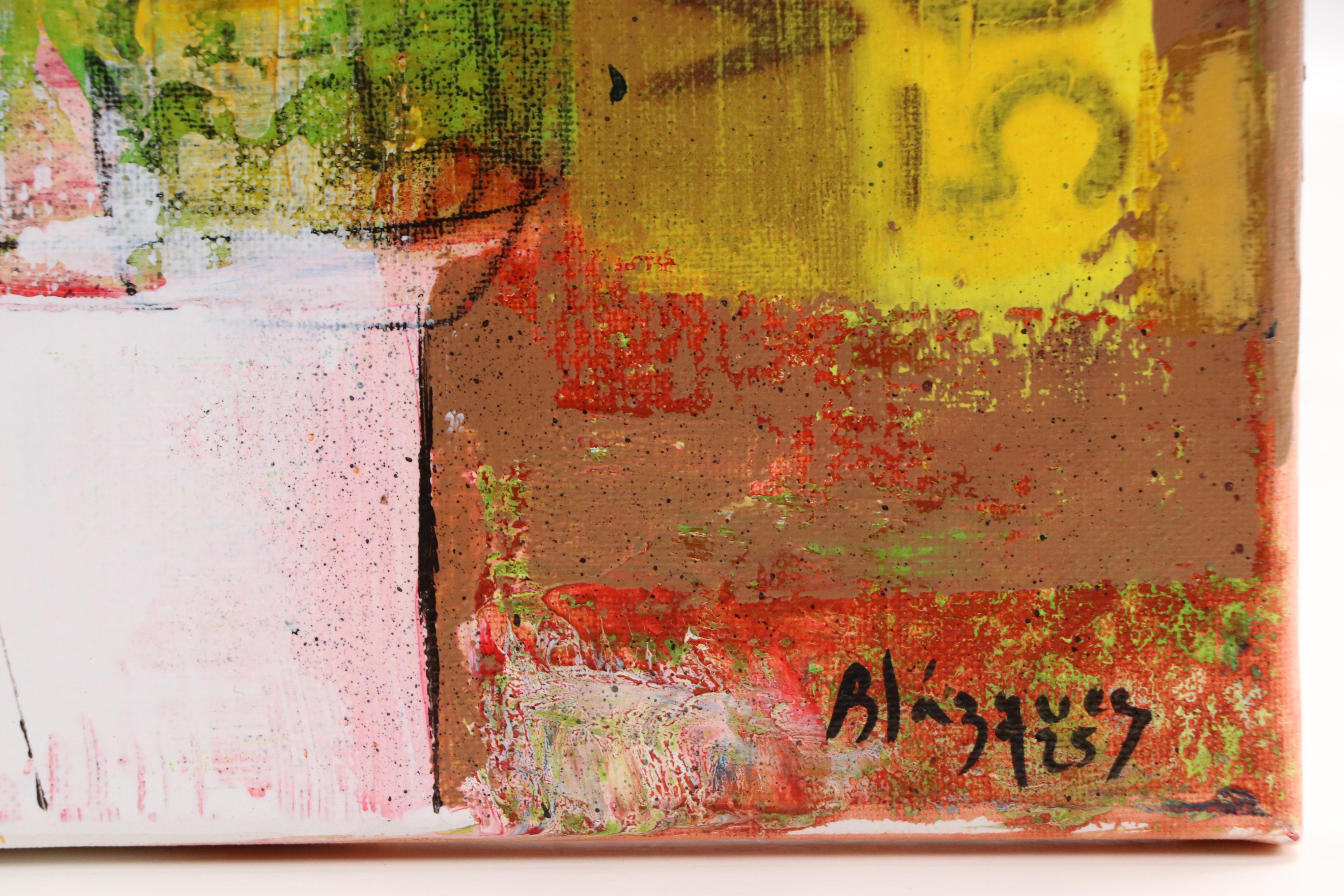 Michel Blázquez Acrylic Painting "Untitled," 2025