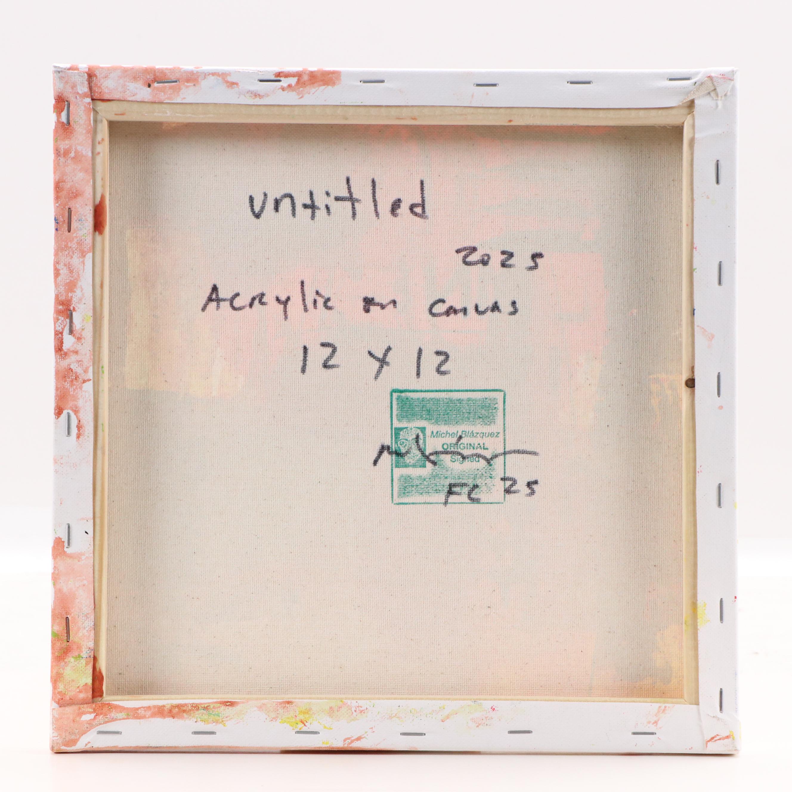 Michel Blázquez Acrylic Painting "Untitled," 2025