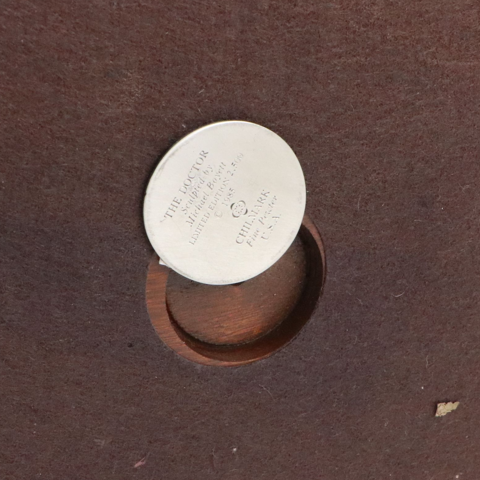 Michael Boyett for Chilmark "The Doctor" Limited Edition Pewter Figurine, 1985