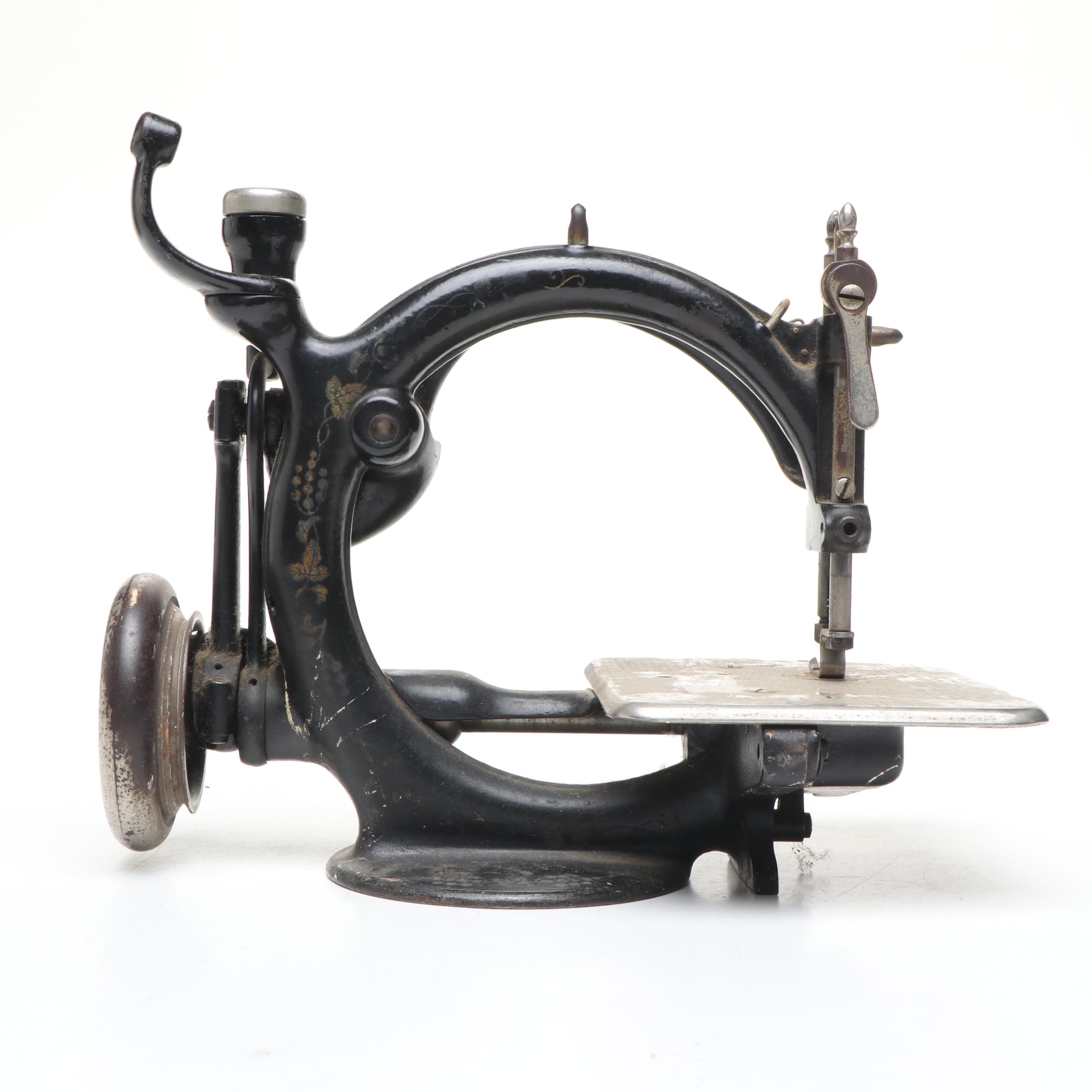 Willcox & Gibbs Antique Chain Stitch Sewing Machine, Late 19th Century