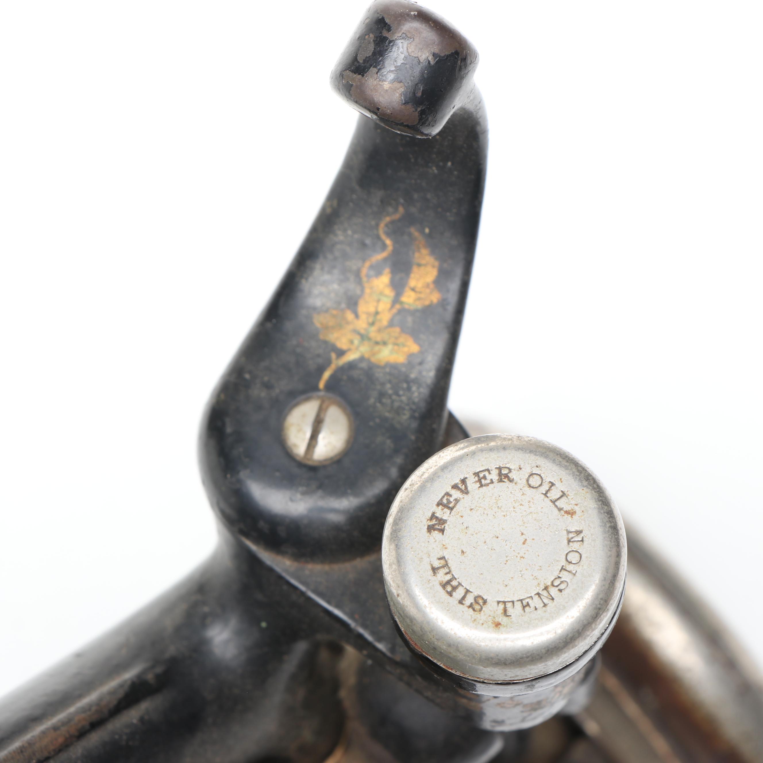 Willcox & Gibbs Antique Chain Stitch Sewing Machine, Late 19th Century