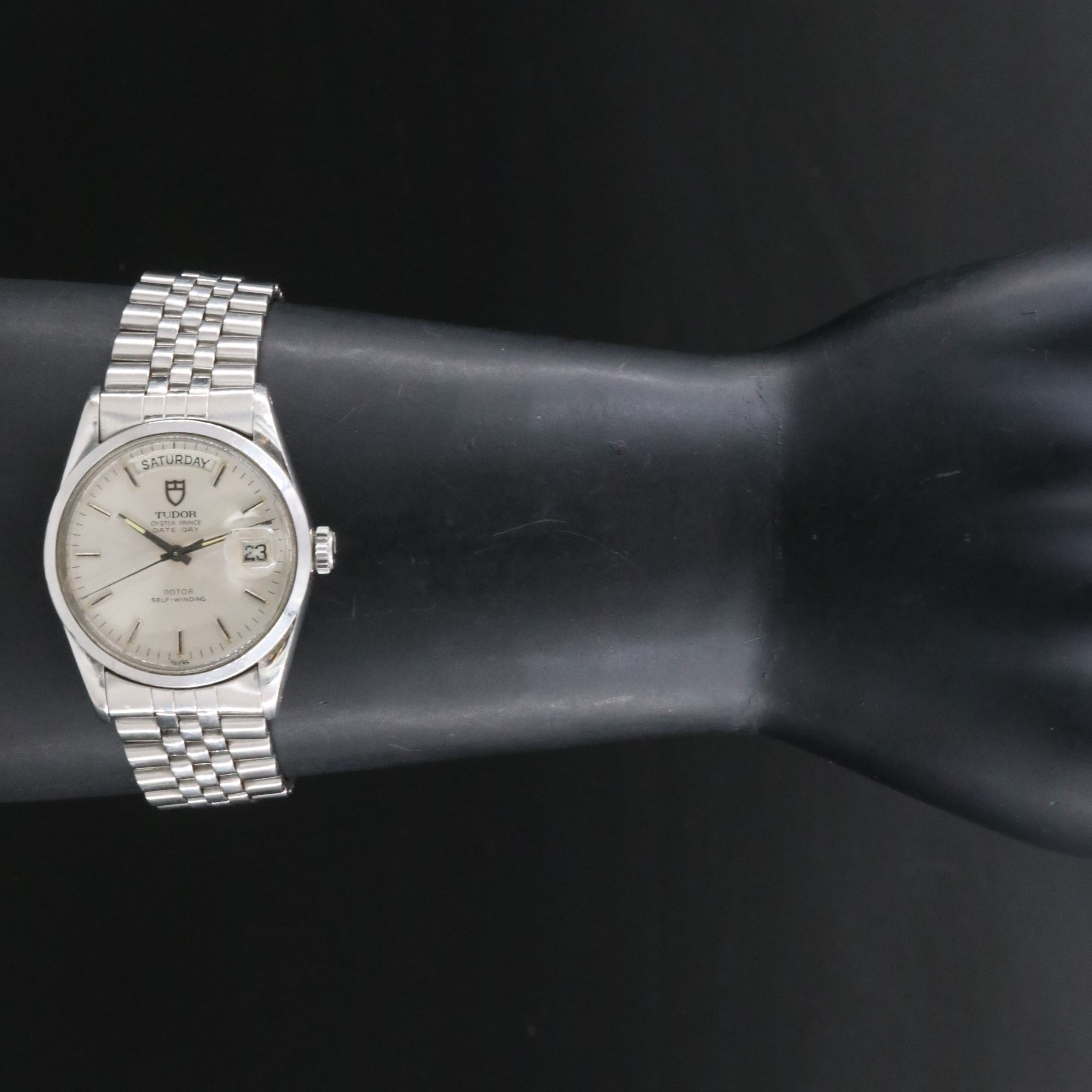 1984 Tudor Auto Prince Date-Day Model 94500 Watch