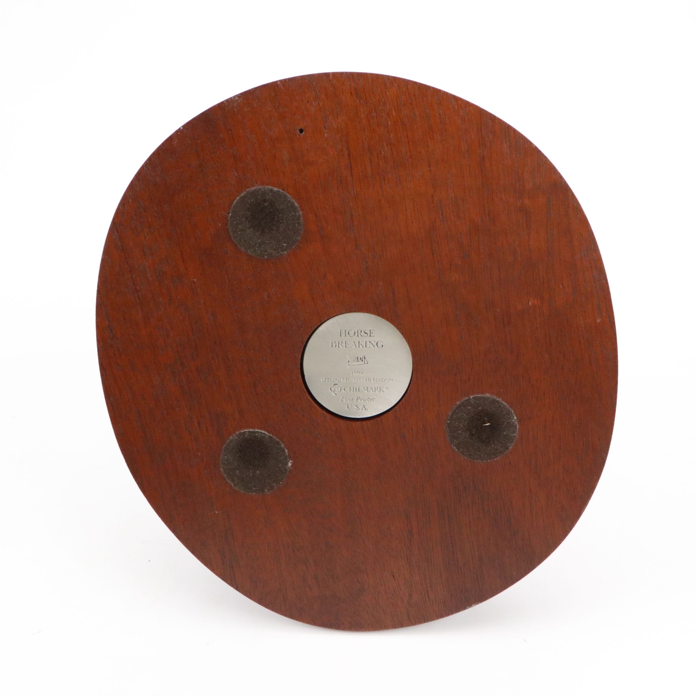 Pollana for Chilmark "Horse Breaking" Special Edition Pewter Figurine, 1994