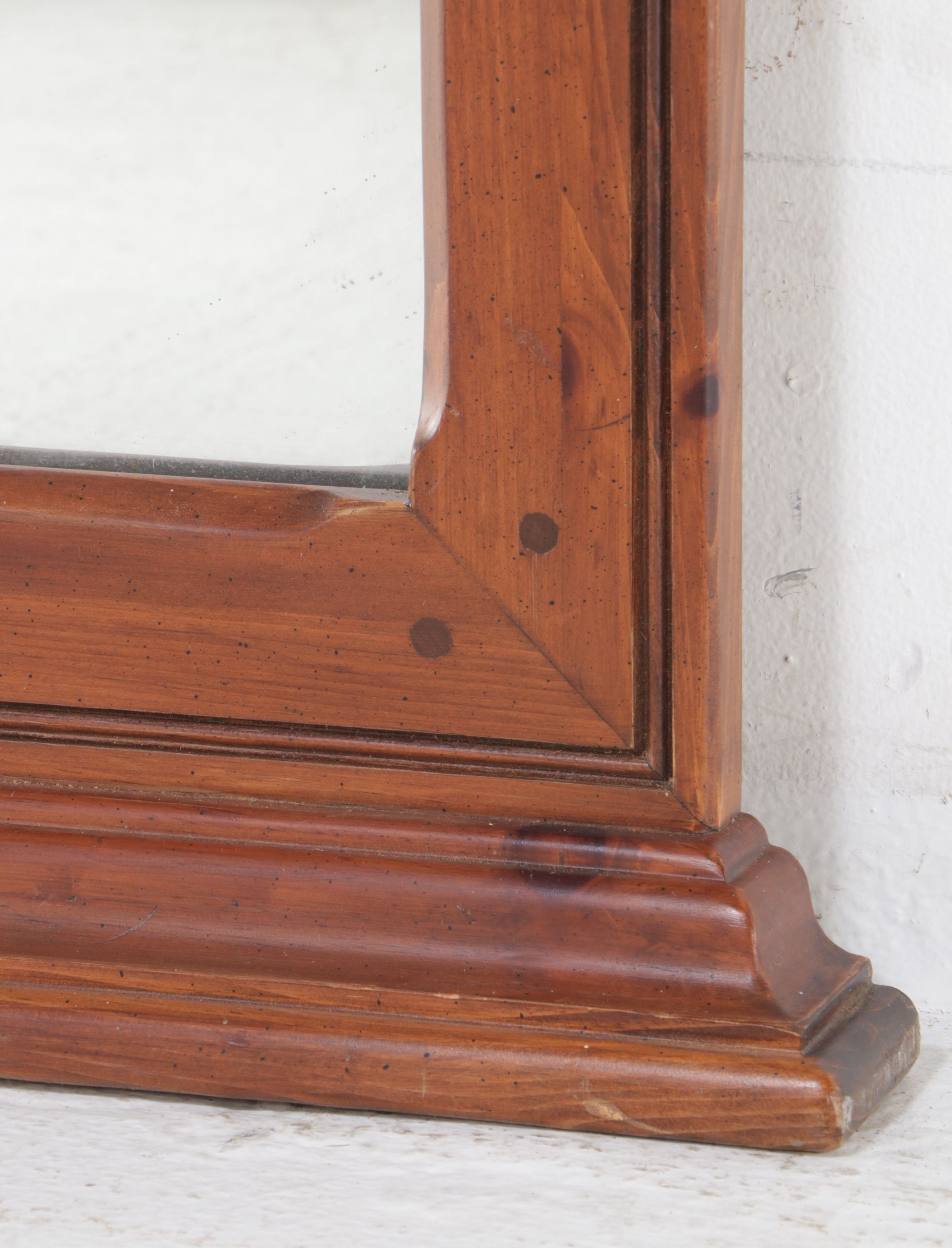 Rustic Style Pine Framed Mirror