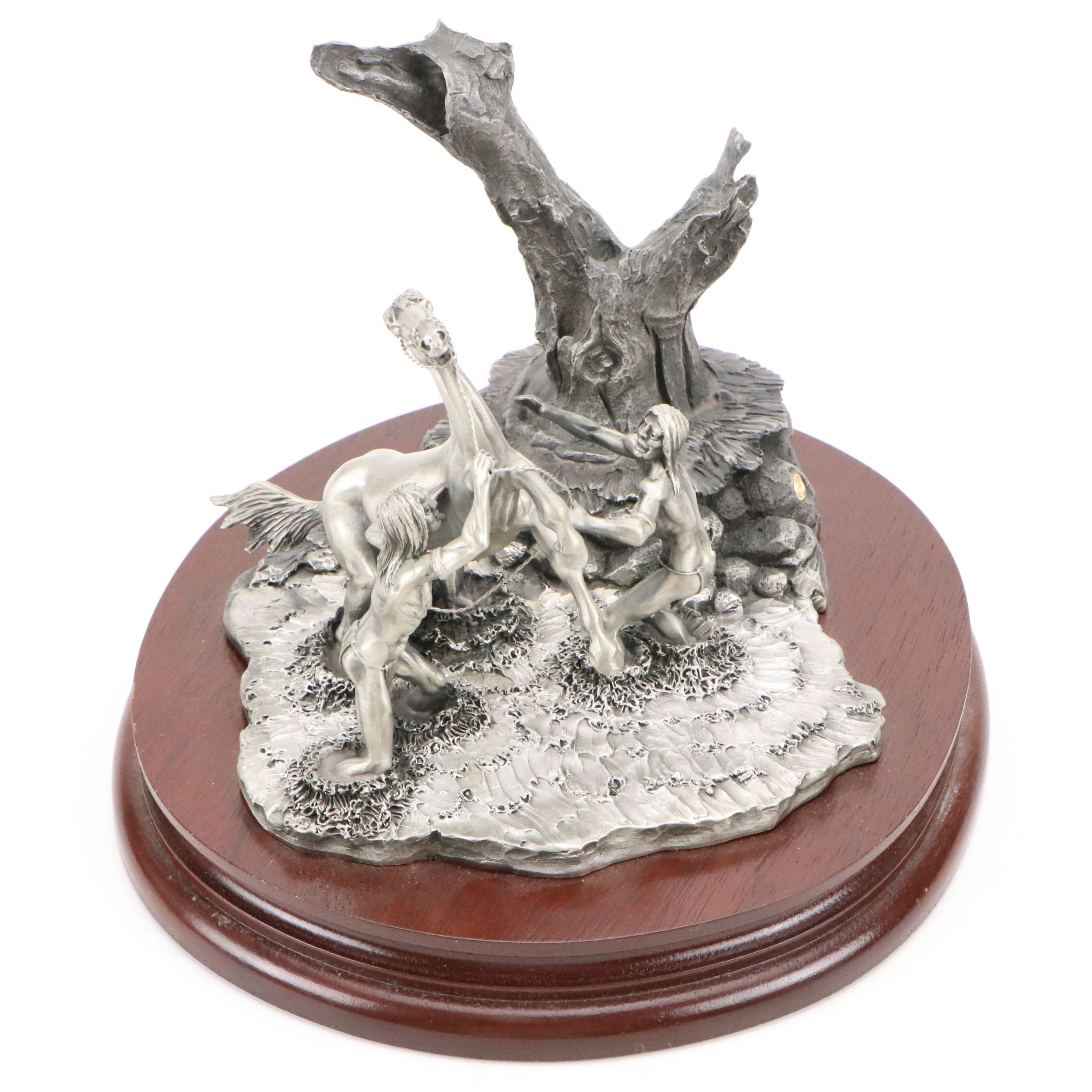 Pollana for Chilmark "Horse Breaking" Special Edition Pewter Figurine, 1994