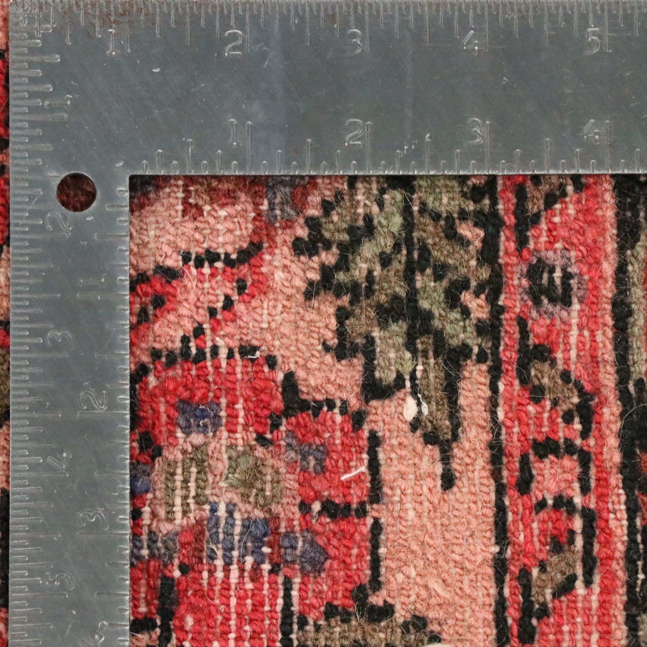 2'8 x 11'8 Hand-Knotted Persian Sarouk Carpet Runner