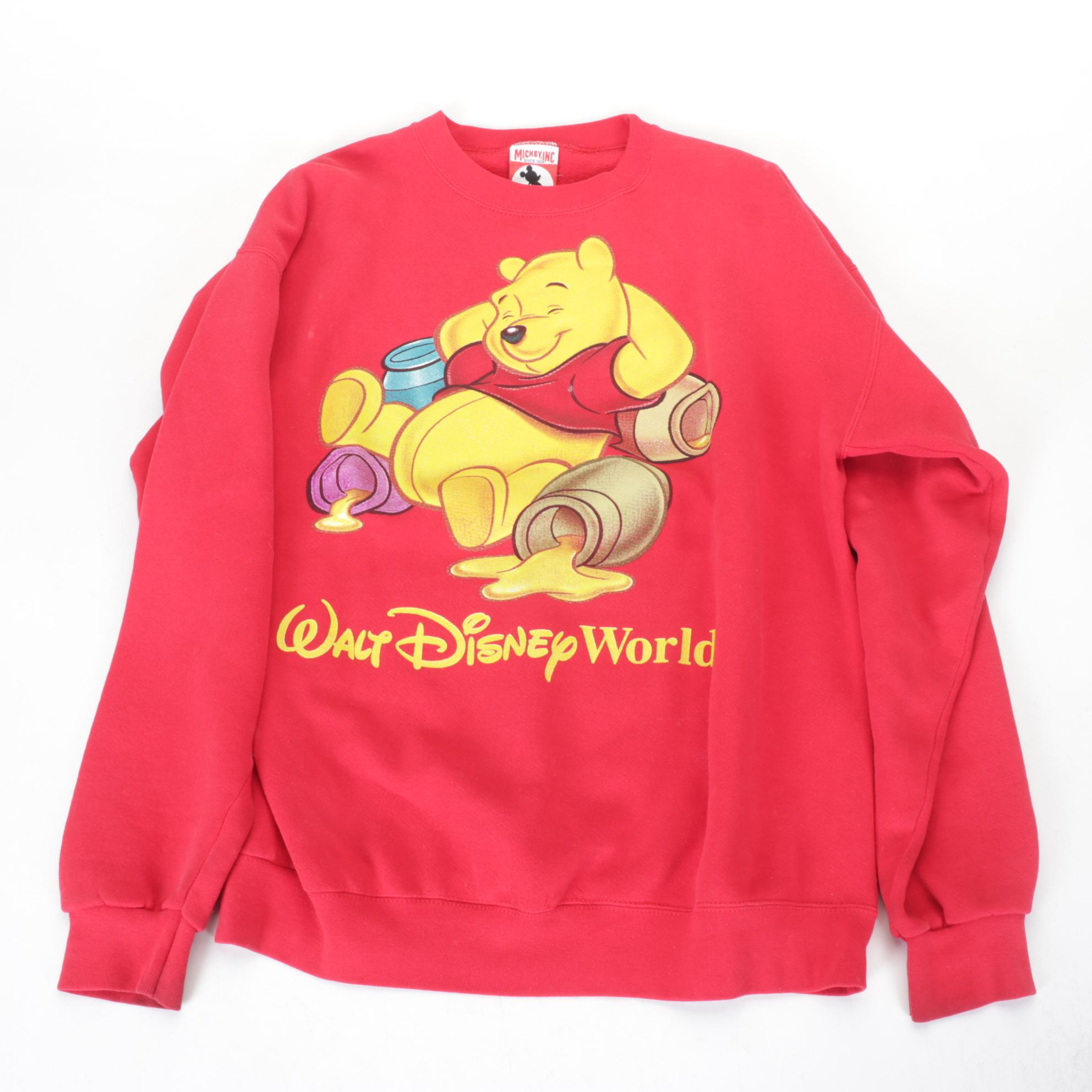 Winnie the Pooh, Smoky Mountains and Daytona Beach Crew Neck Sweatshirts
