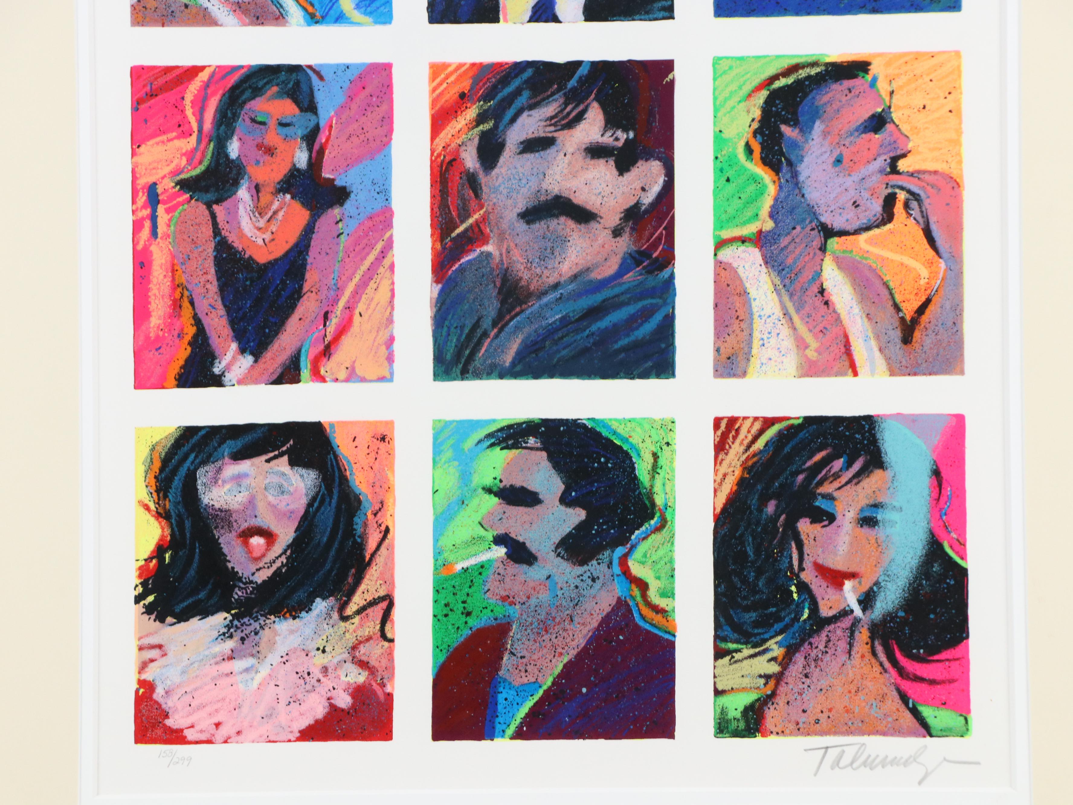 James Talmadge Serigraph "Hollywood Tough Guys and Their Women"