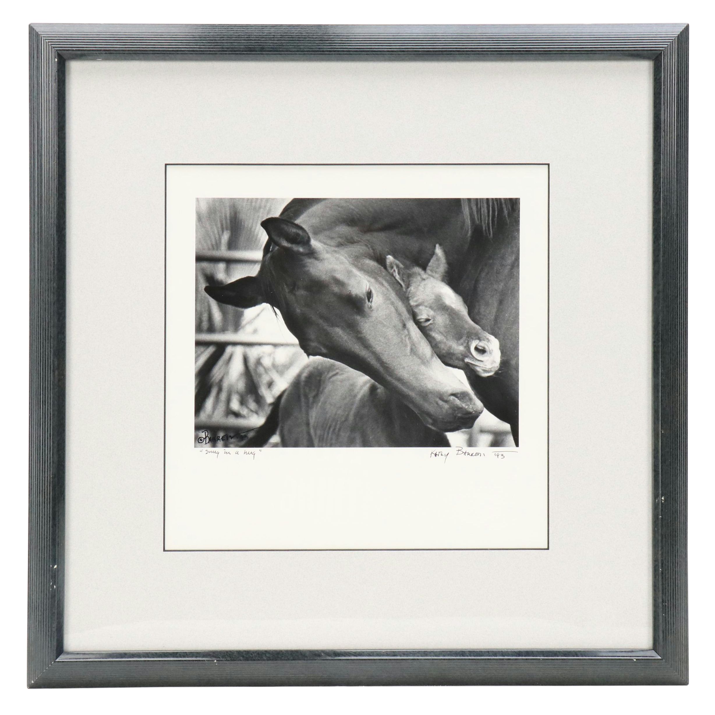 Katy Barren Silver Gelatin Print "Snug in a Hug"