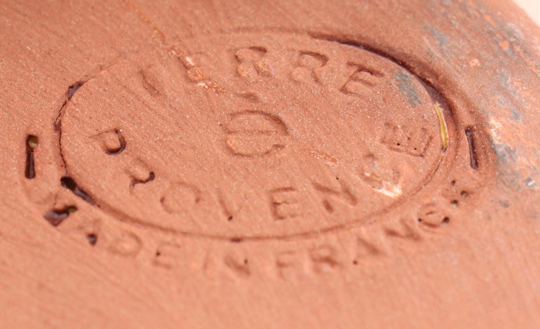 French Terre Provence Glazed Terracotta Batter Bowl