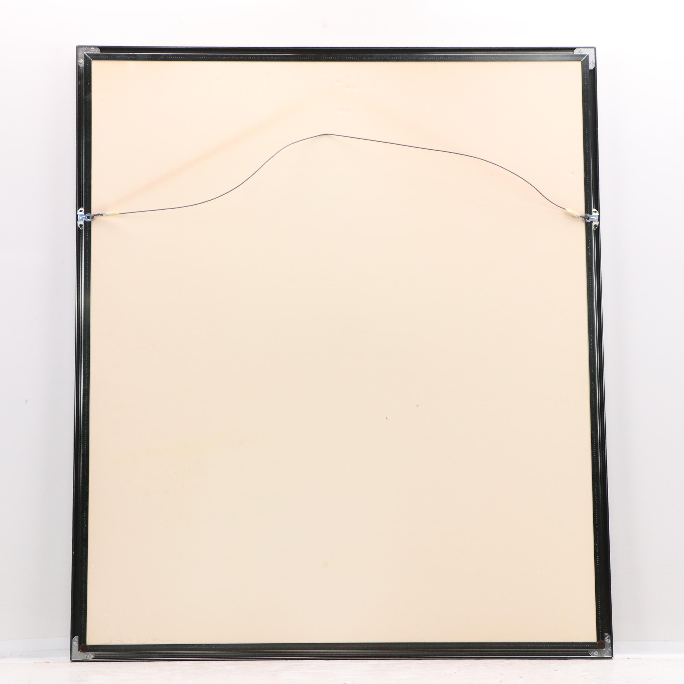 LeRoy Neiman Serigraph "Alpine Skiing," 1972