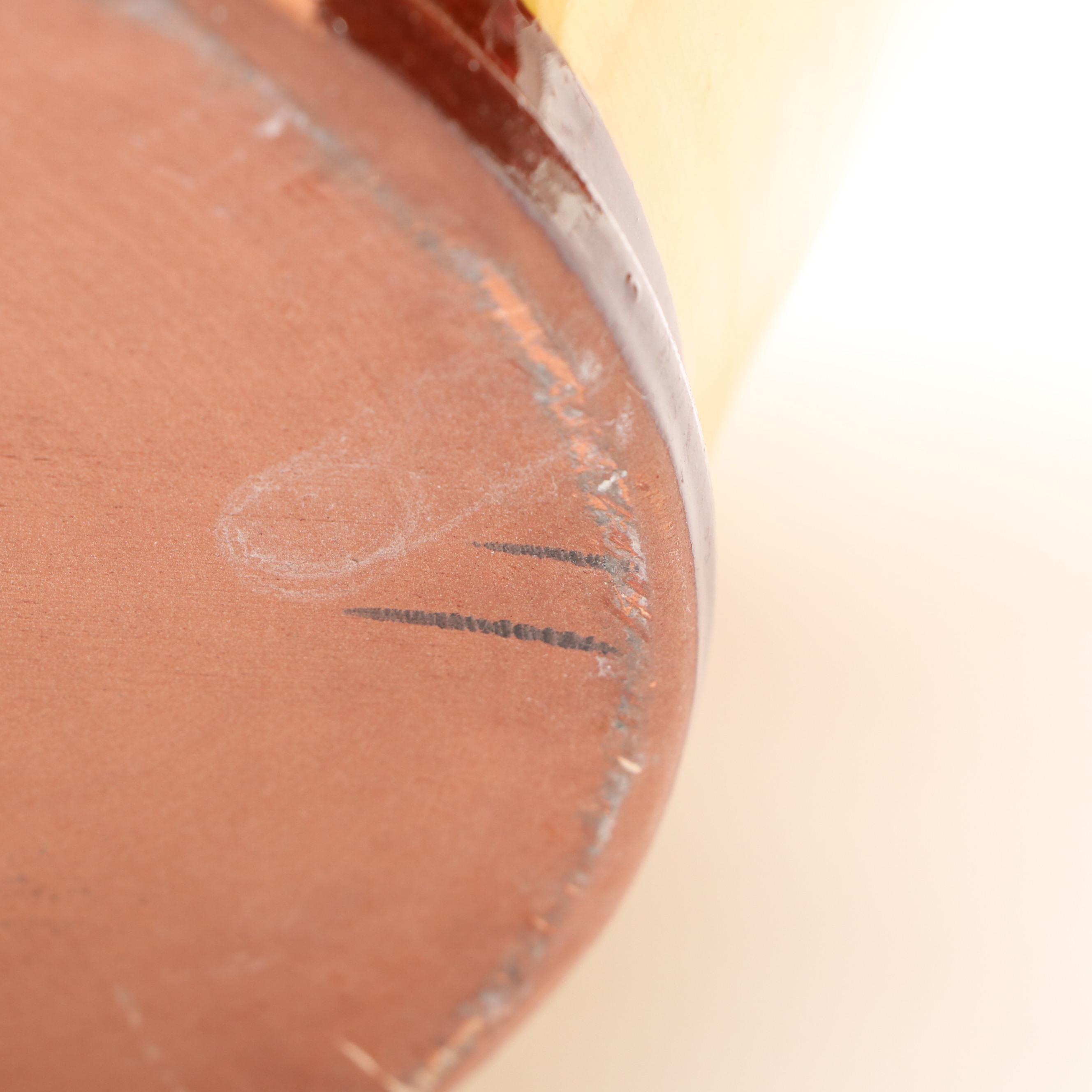 French Terre Provence Glazed Terracotta Batter Bowl