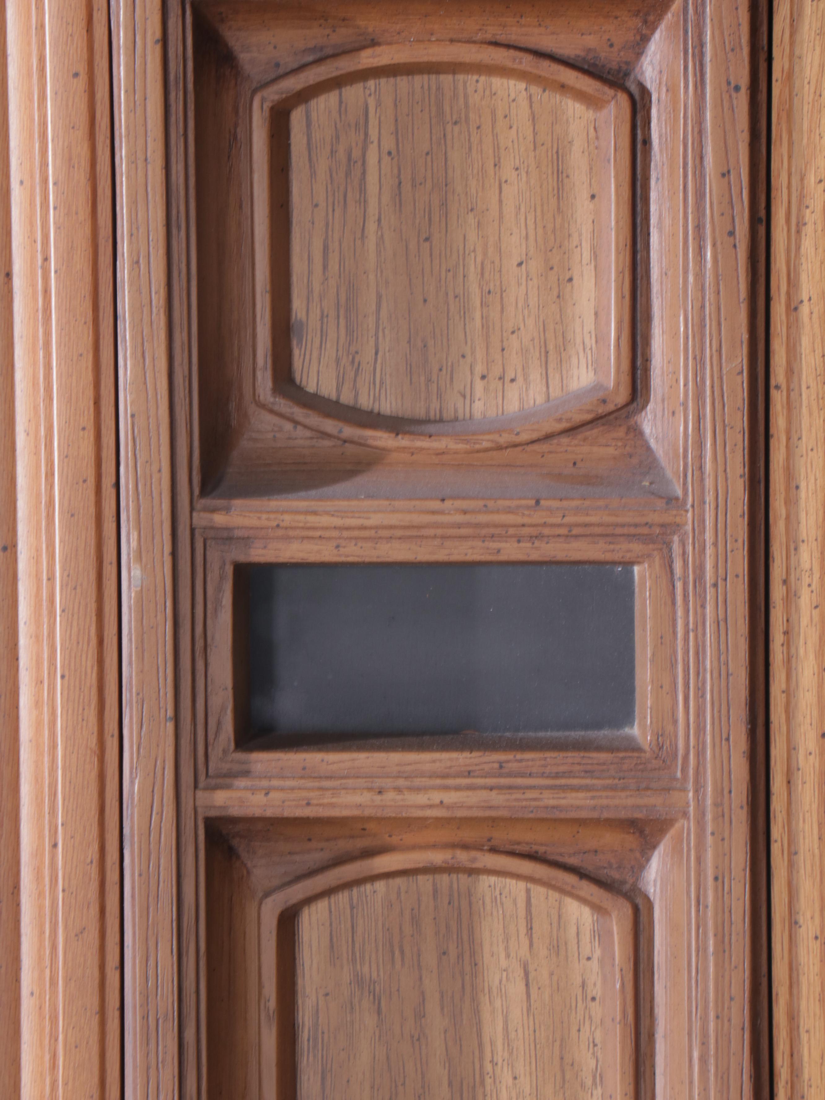 Bassett Furniture "Penthouse Pecan" Dresser with Mirror, Mid to Late 20th C.