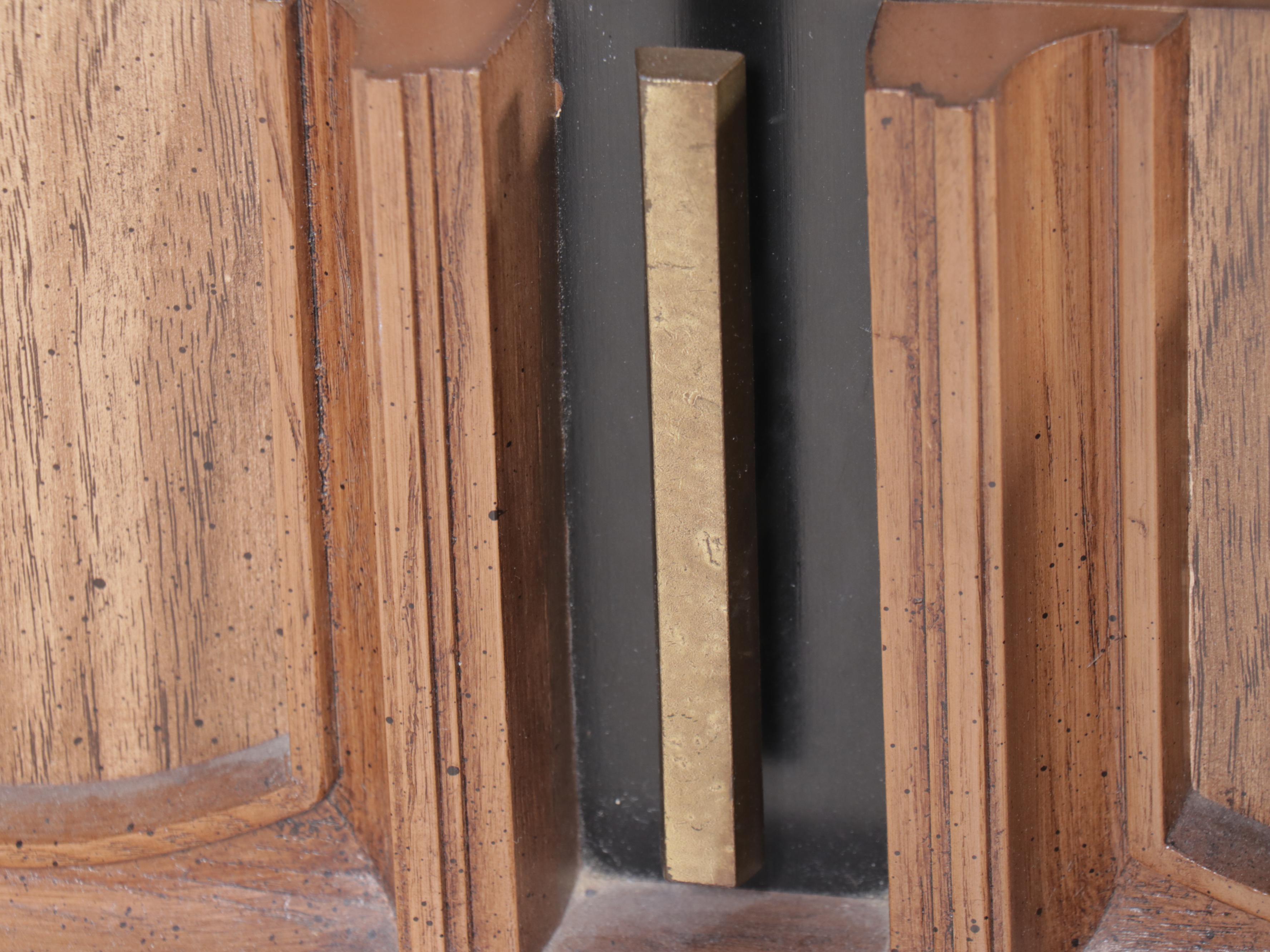 Bassett Furniture "Penthouse Pecan" Dresser with Mirror, Mid to Late 20th C.