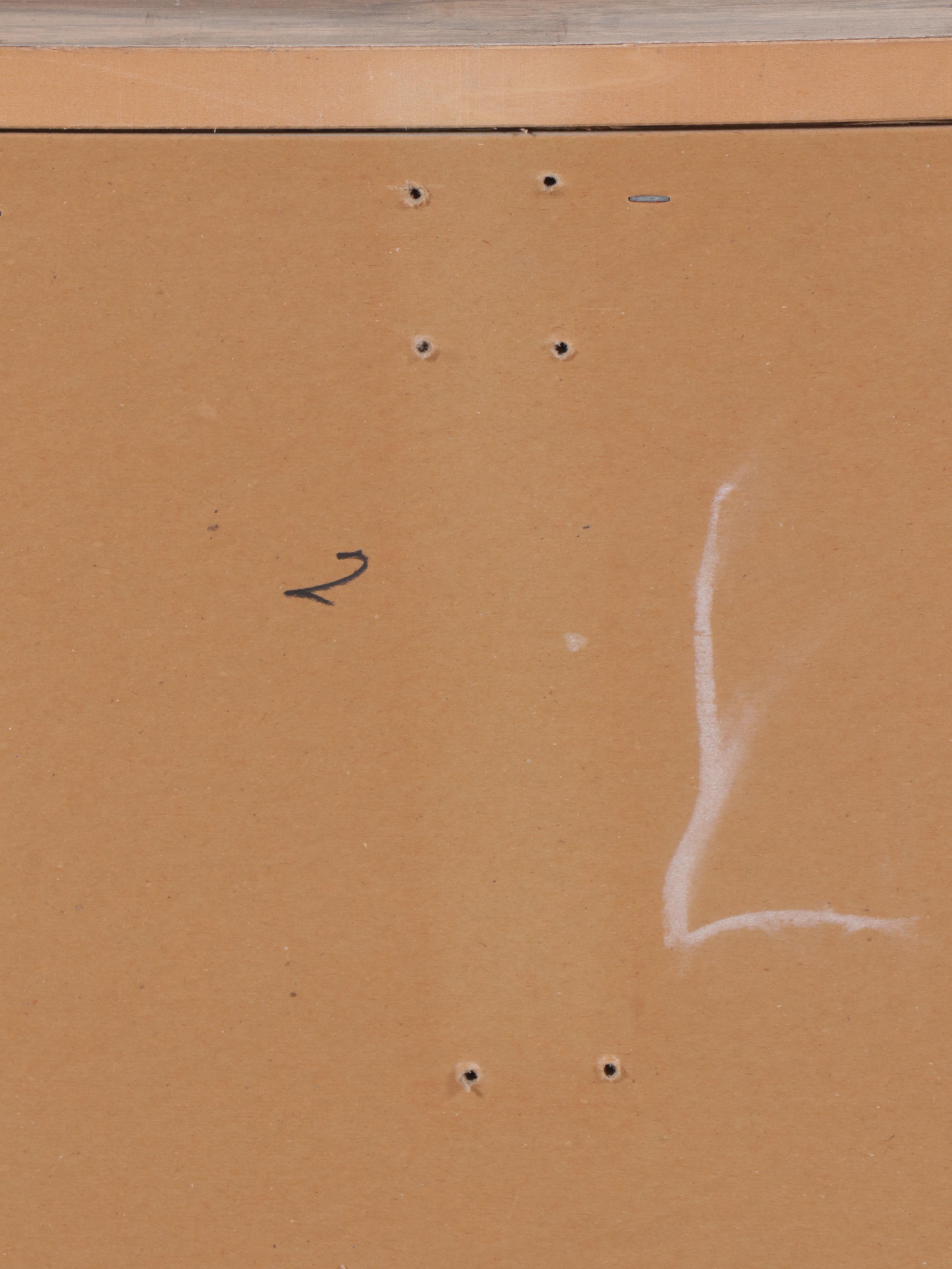 Bassett Furniture "Penthouse Pecan" Dresser with Mirror, Mid to Late 20th C.