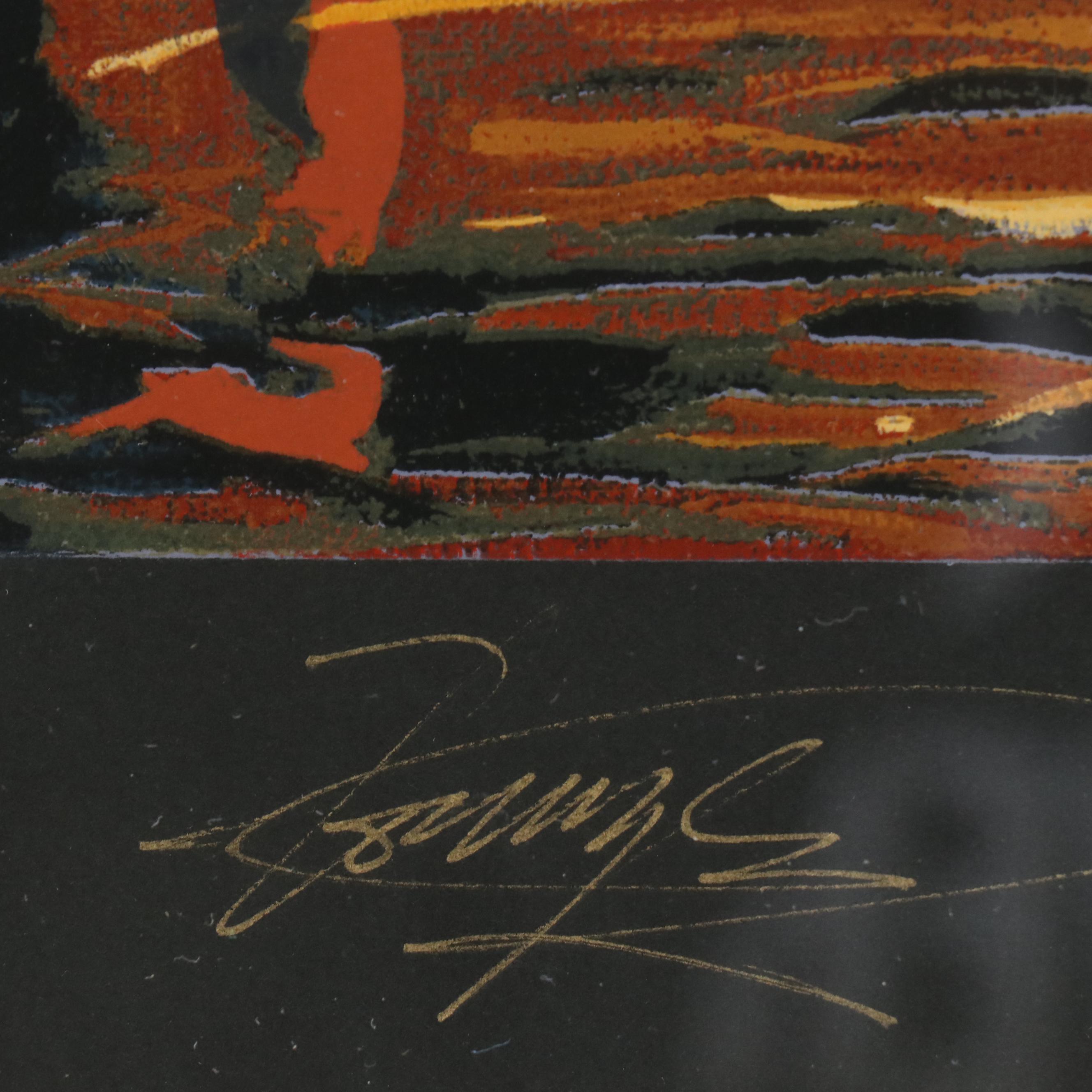 Thomas Pradzynski Serigraph "CV Canale Grand," Circa 2000